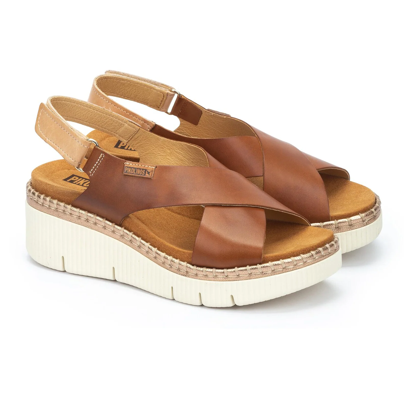 Pikolinos Gomera W0K-0606C1 Wedge Sandal (Women) - Brandy - Image 3