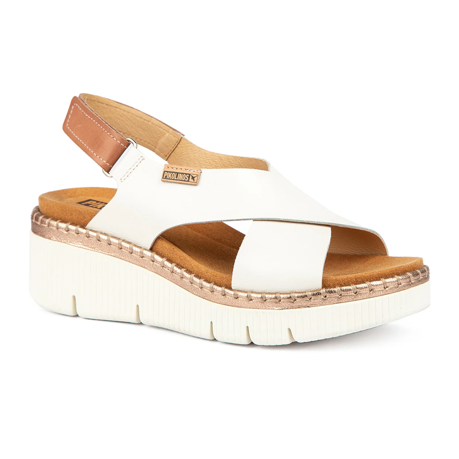 Pikolinos Gomera W0K-0606C1 Wedge Sandal (Women) - Nata - Image 2