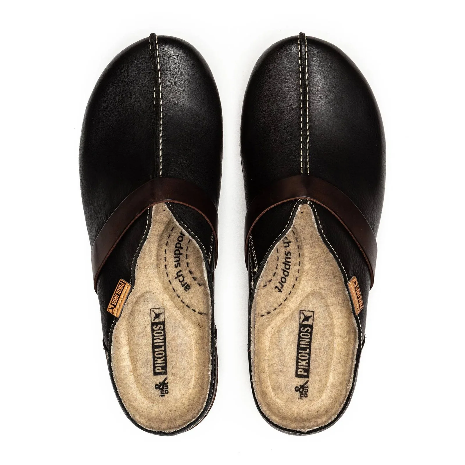 Pikolinos Granada W0W-3590C1 Clog (Women) - Black Leather - Image 5