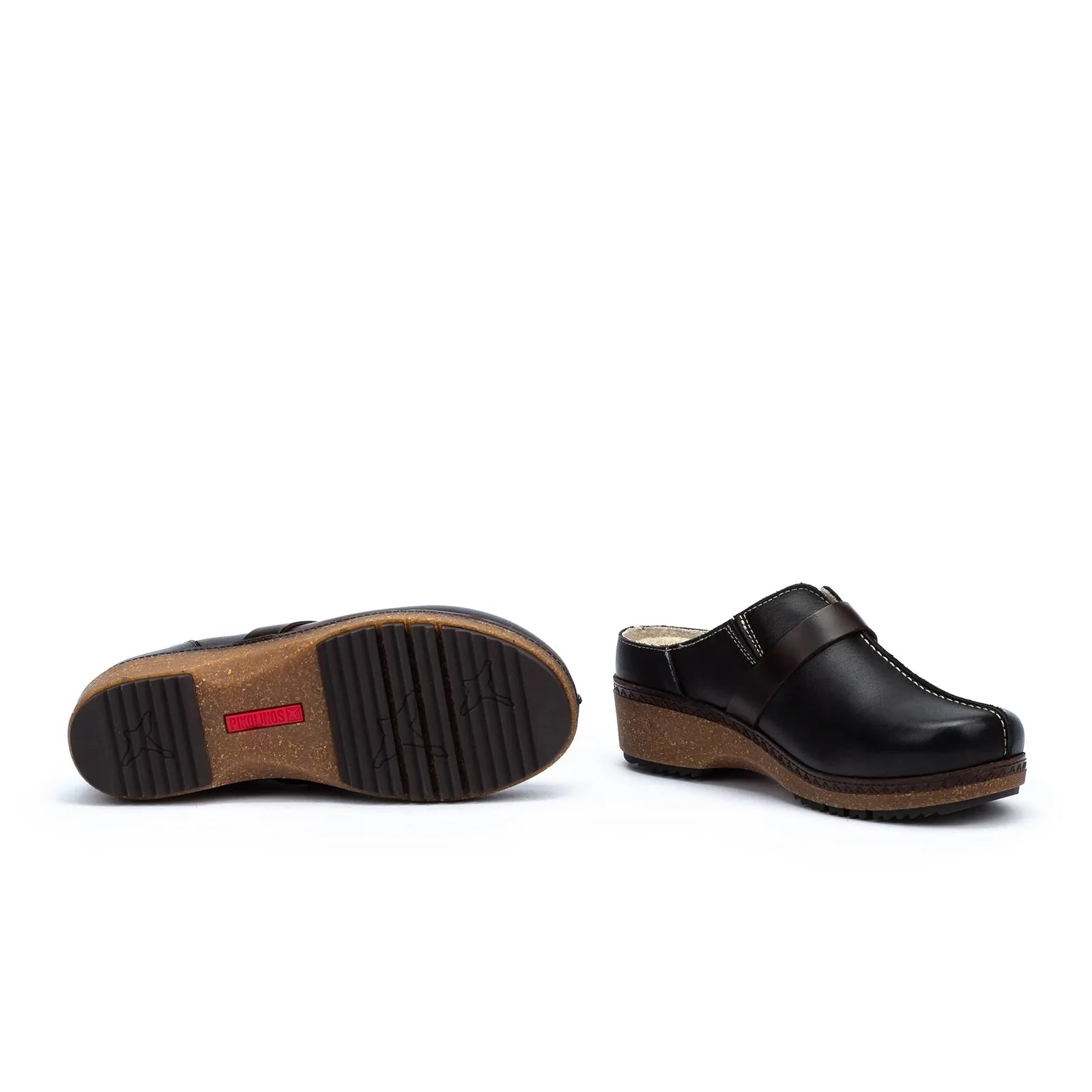 Pikolinos Granada W0W-3590C1 Clog (Women) - Black Leather - Image 6