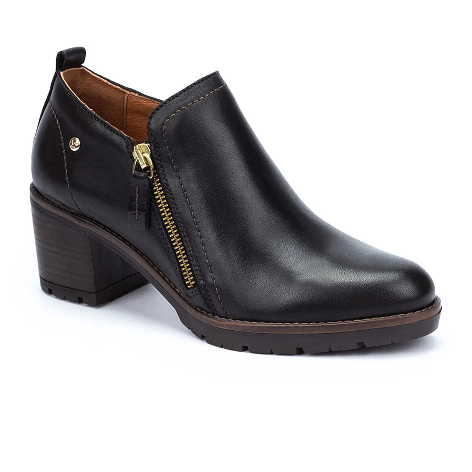 Pikolinos Llanes W7H-7563 Ankle Boot (Women) - Black Leather - Image 3