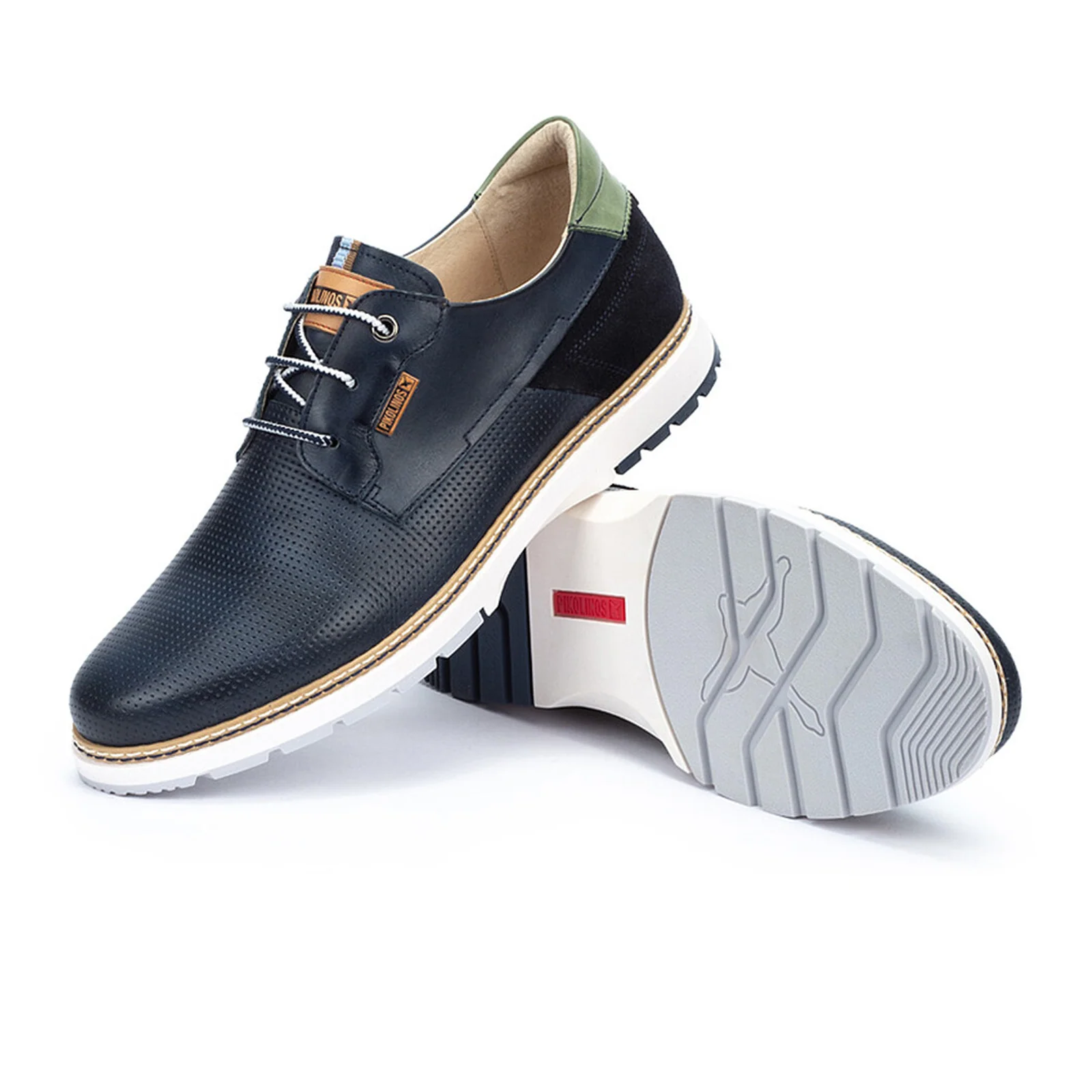 Pikolinos Olvera M8A-4222C1 Oxford (Men) - Blue Leather - Image 3