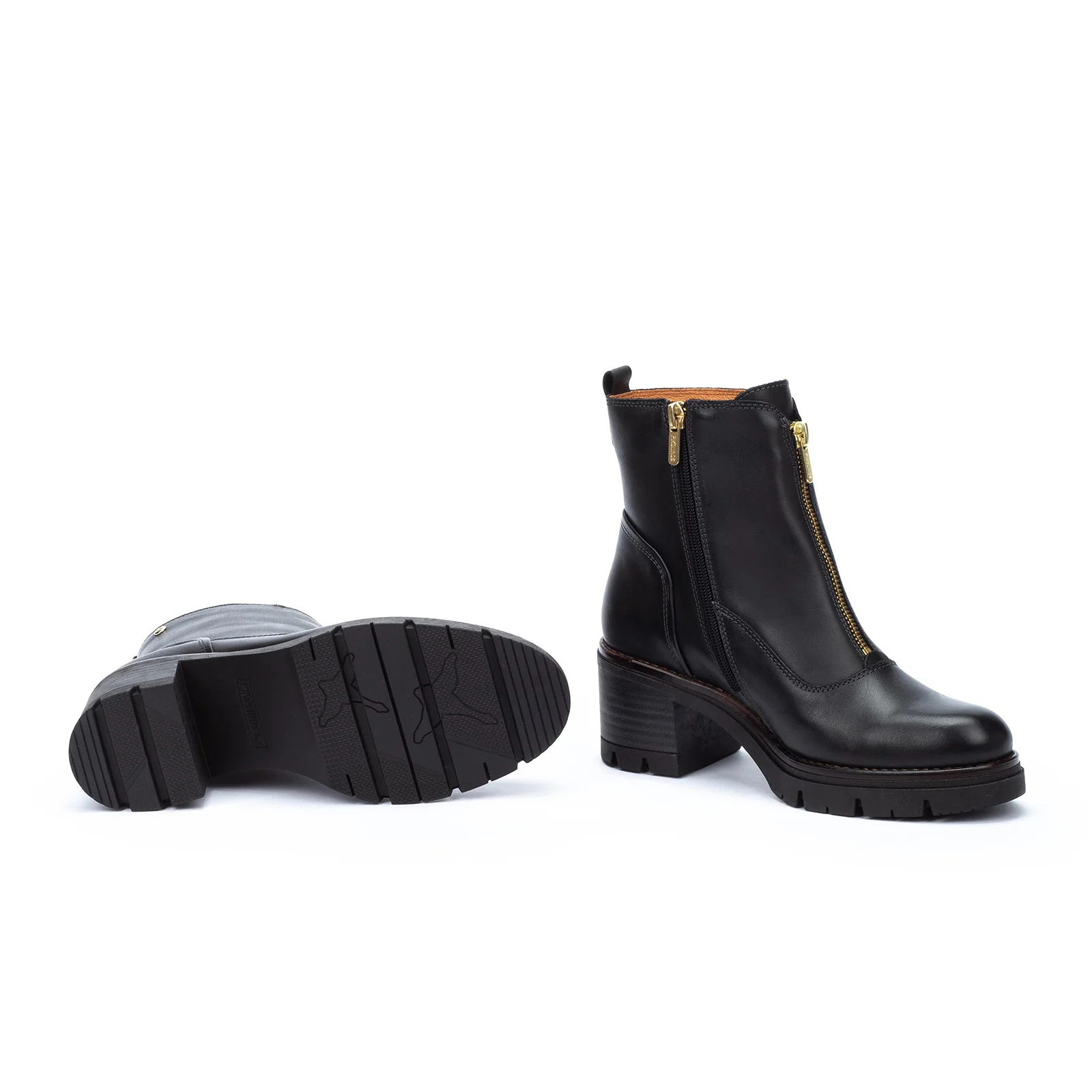 Pikolinos Soria W0B-8626 Heeled Ankle Boot (Women) - Black - Image 5