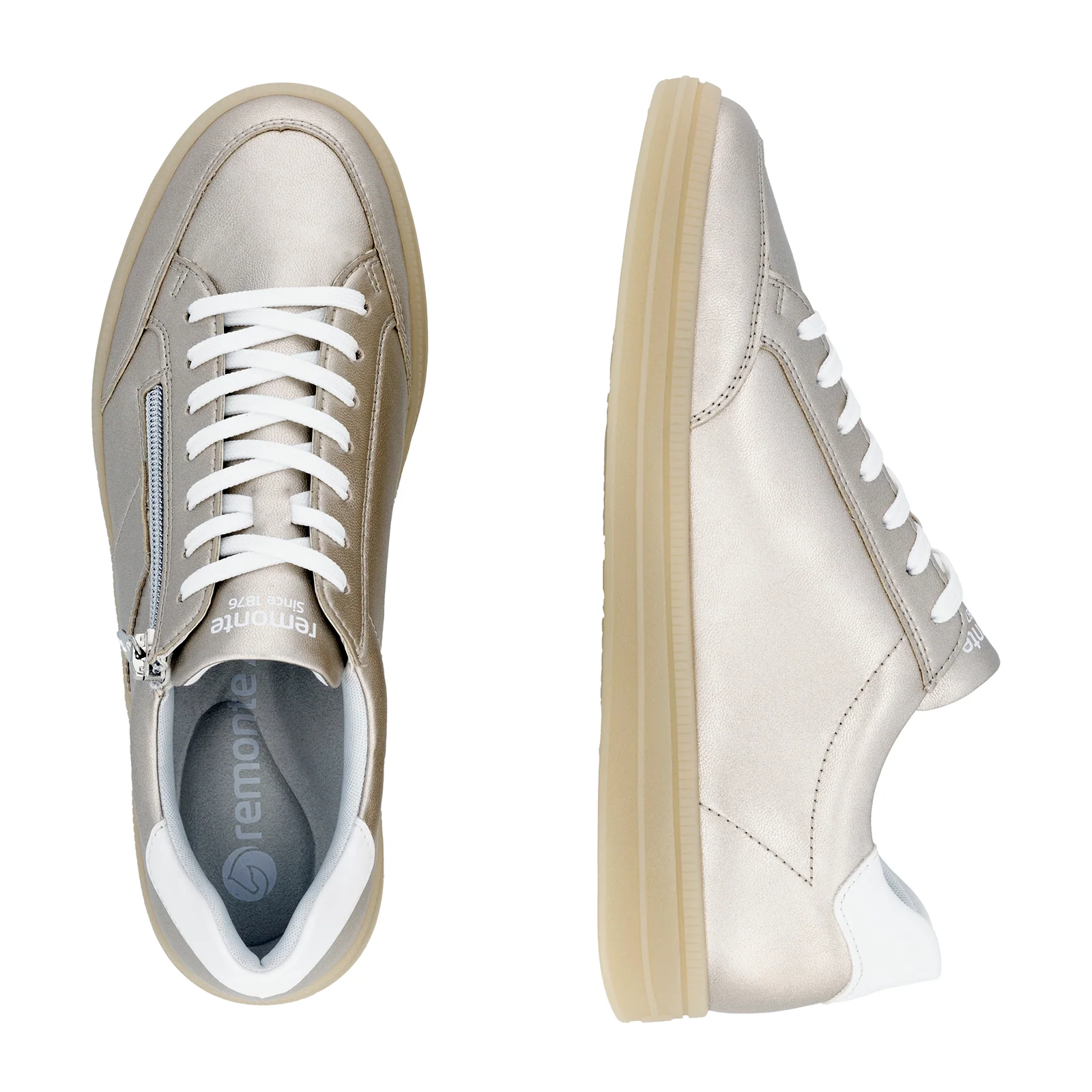 Remonte Demi 02 Sneaker (Women) - Pale Gold/White/Lonora - Image 5