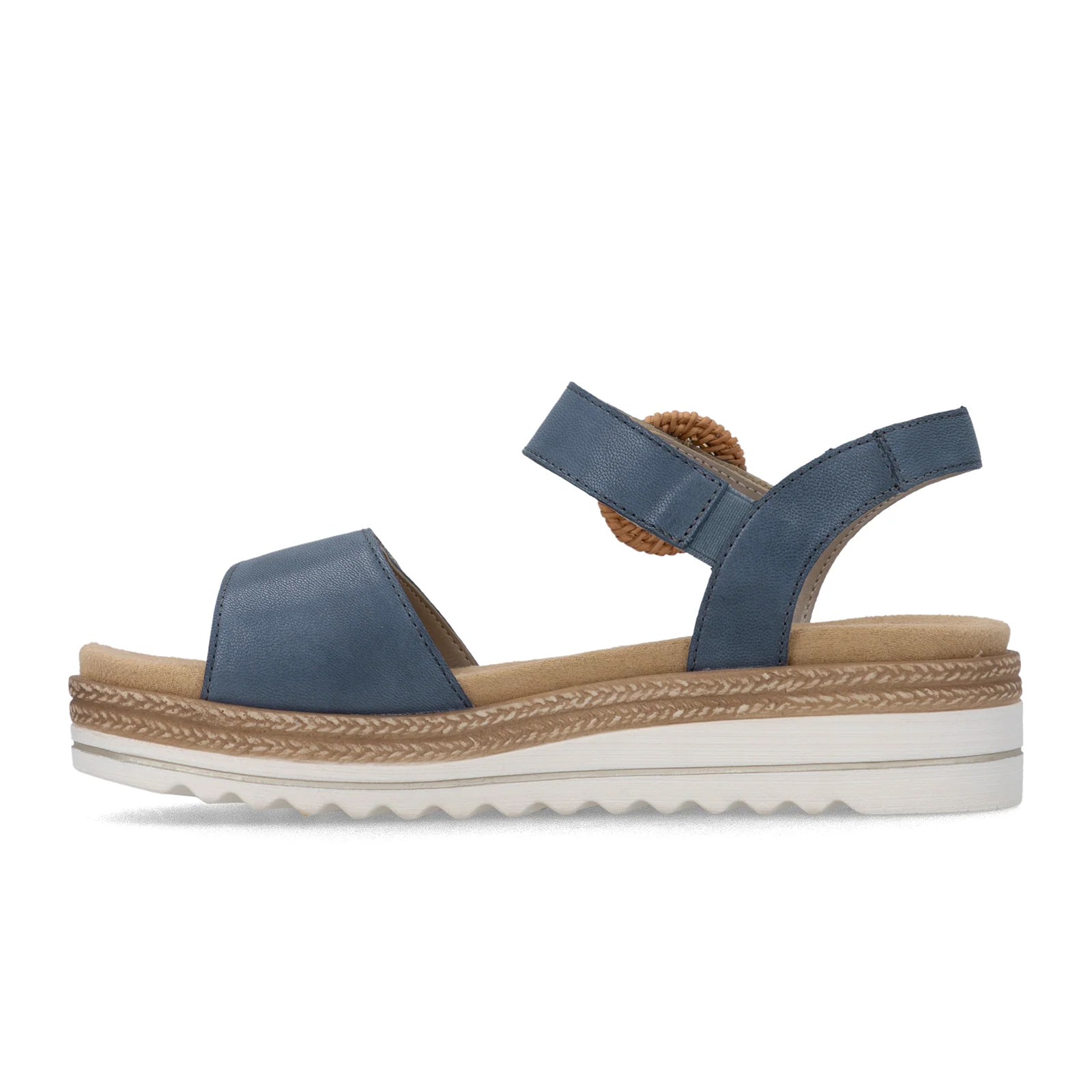 Remonte Jocelyn 52 Flatform Backstrap Sandal (Women) - Denim - Image 2