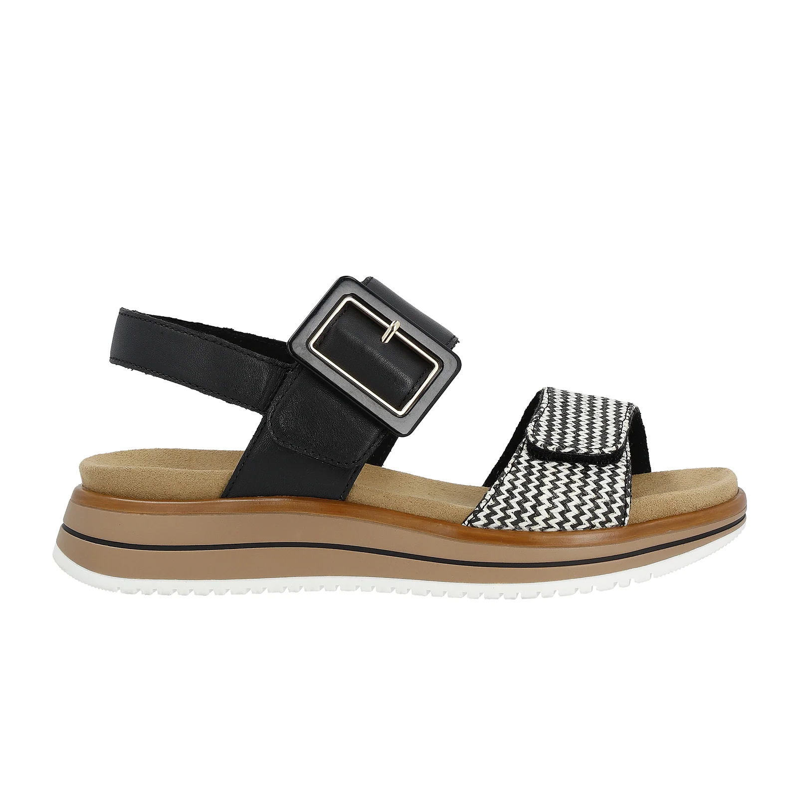 Remonte Jocelyn 53 Backstrap Sandal (Women) - Black Multi