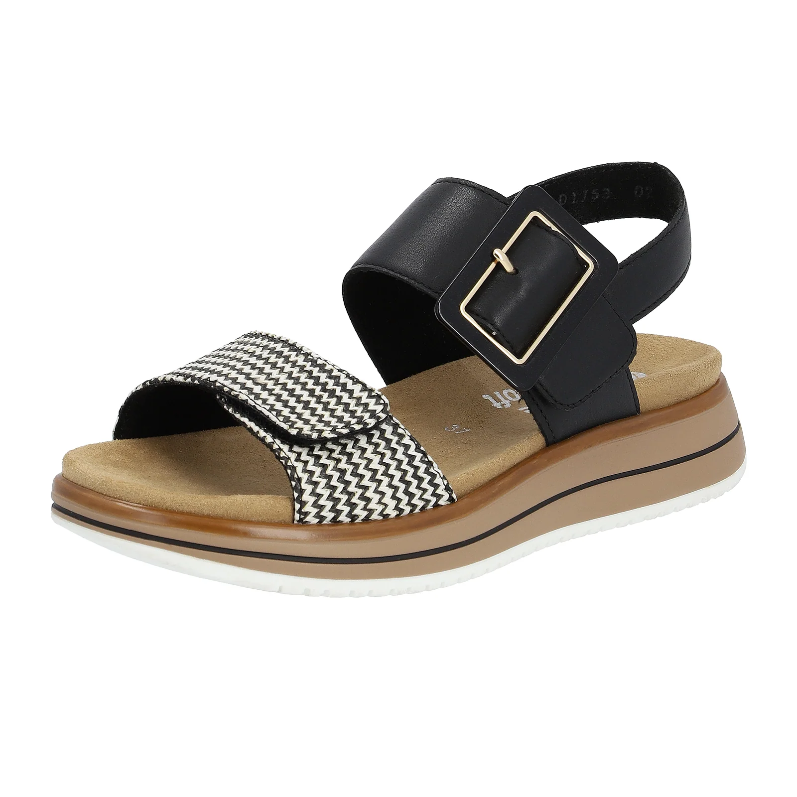 Remonte Jocelyn 53 Backstrap Sandal (Women) - Black Multi - Image 3
