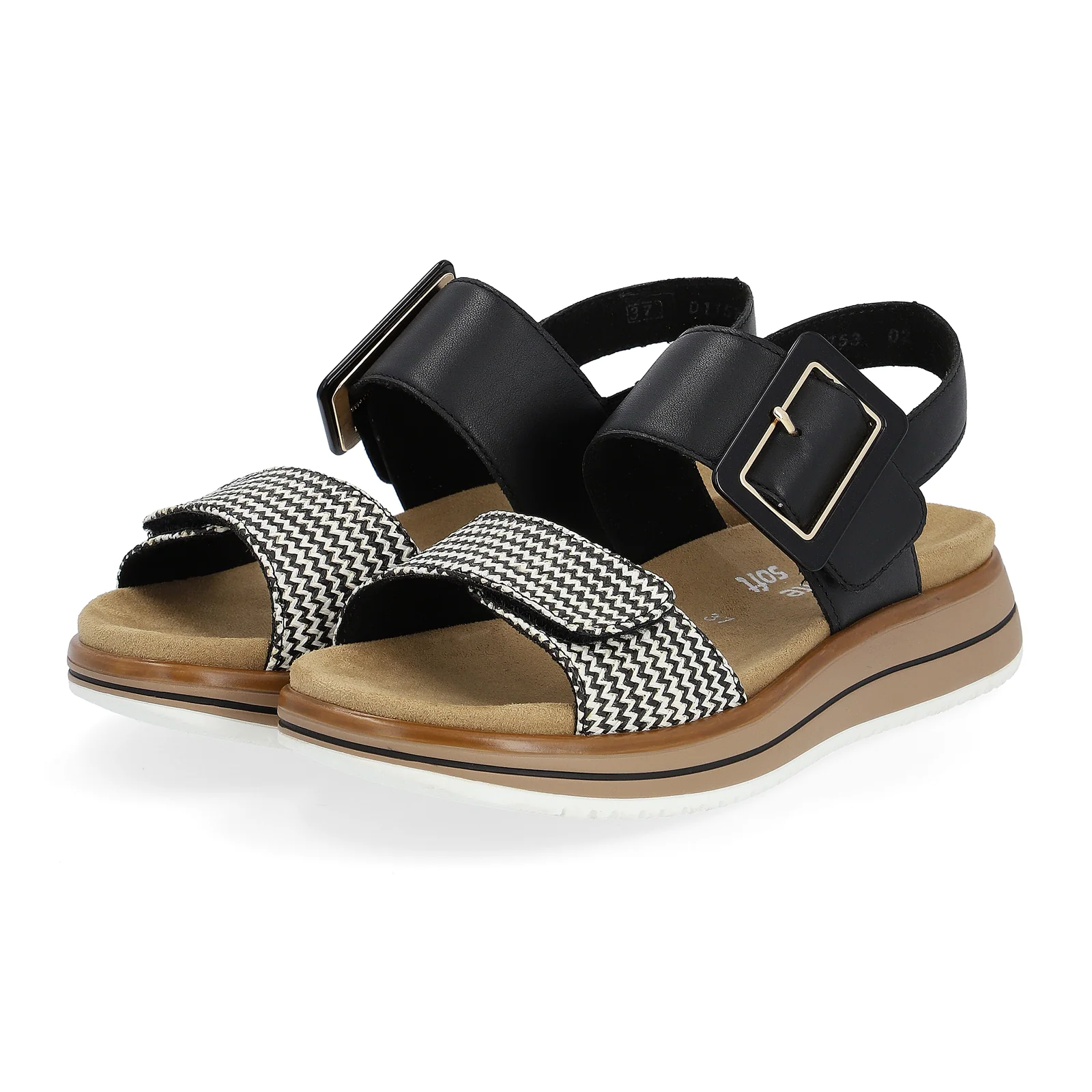 Remonte Jocelyn 53 Backstrap Sandal (Women) - Black Multi - Image 4