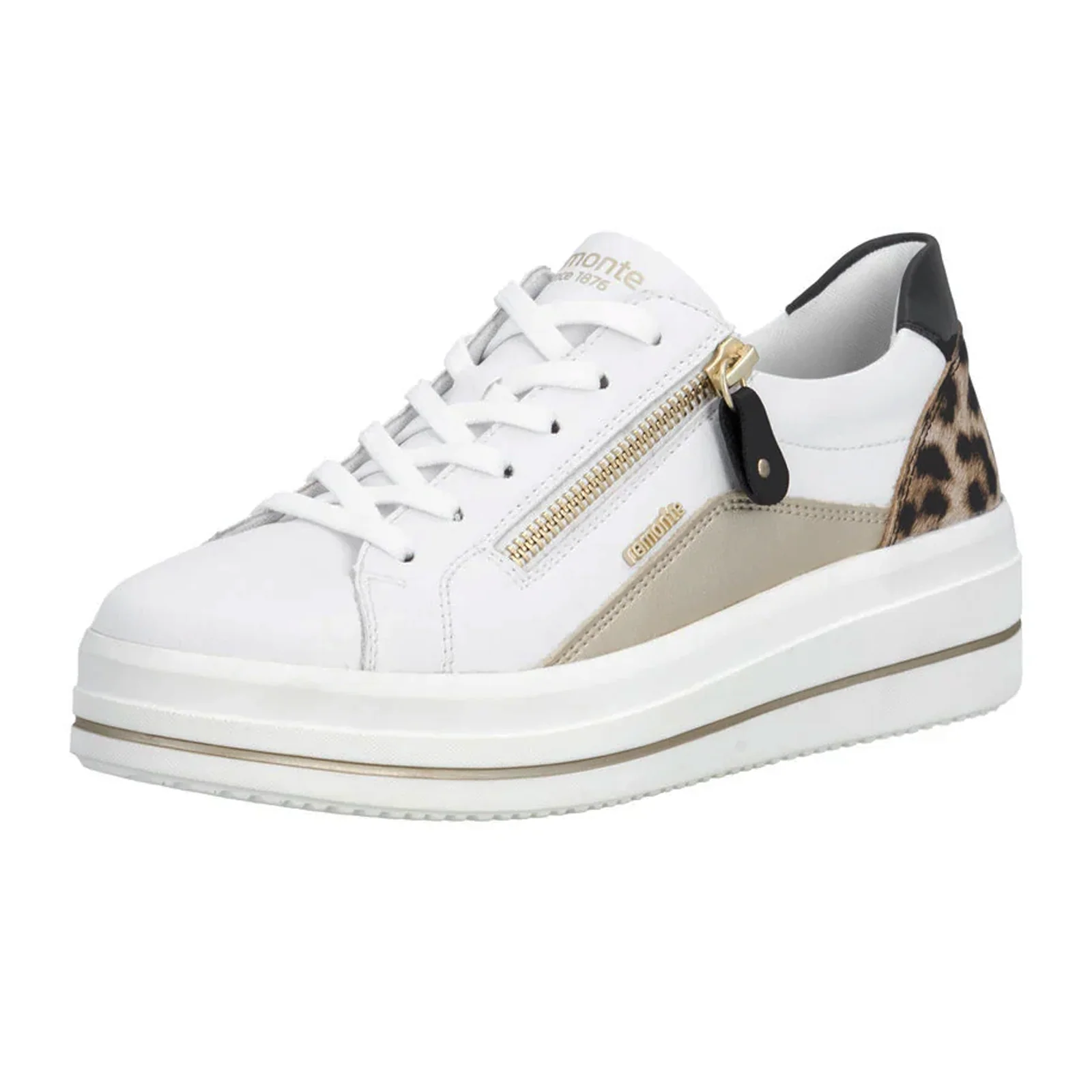 Remonte Julika 01 Sneaker (Women) - White/Black Multi - Image 2