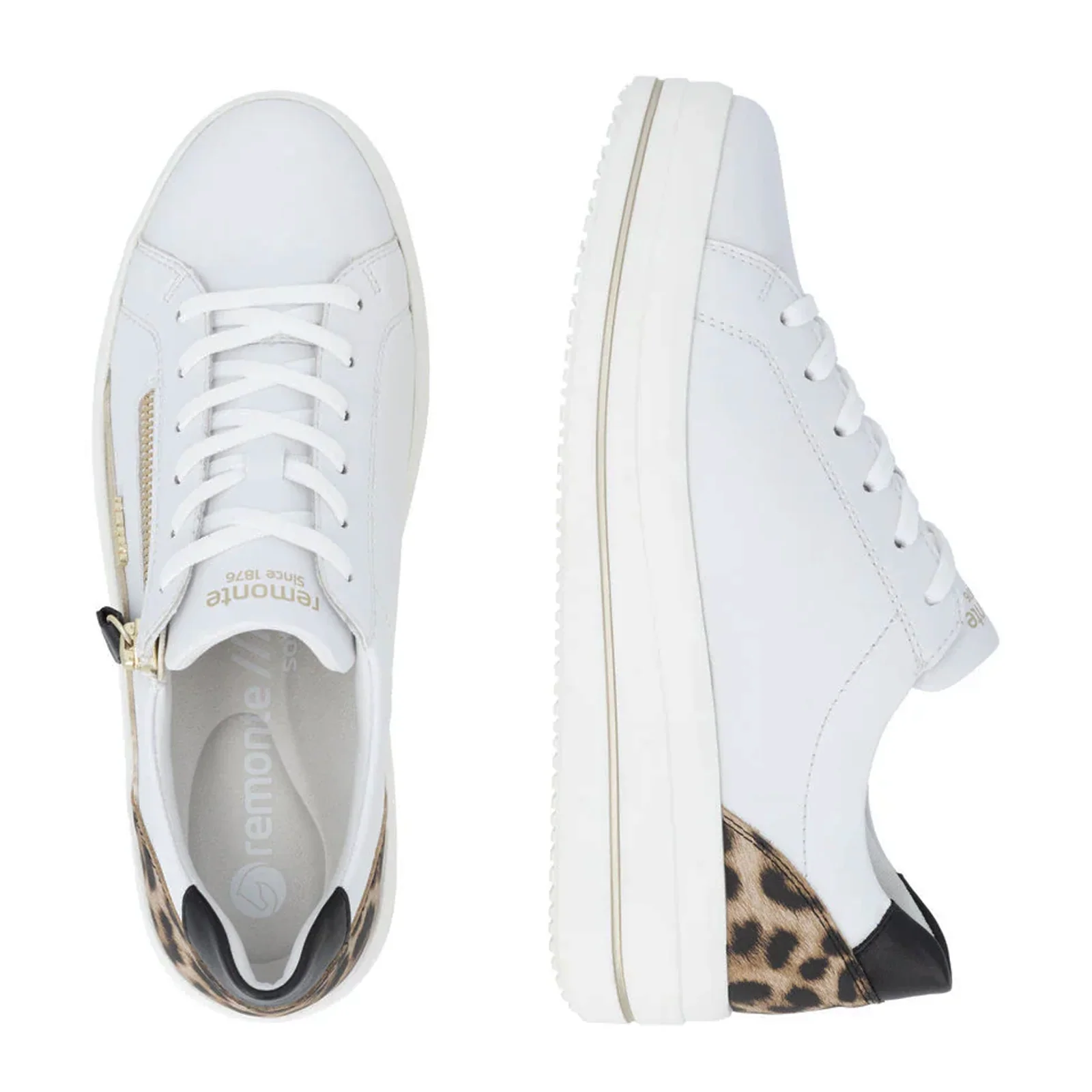 Remonte Julika 01 Sneaker (Women) - White/Black Multi - Image 5