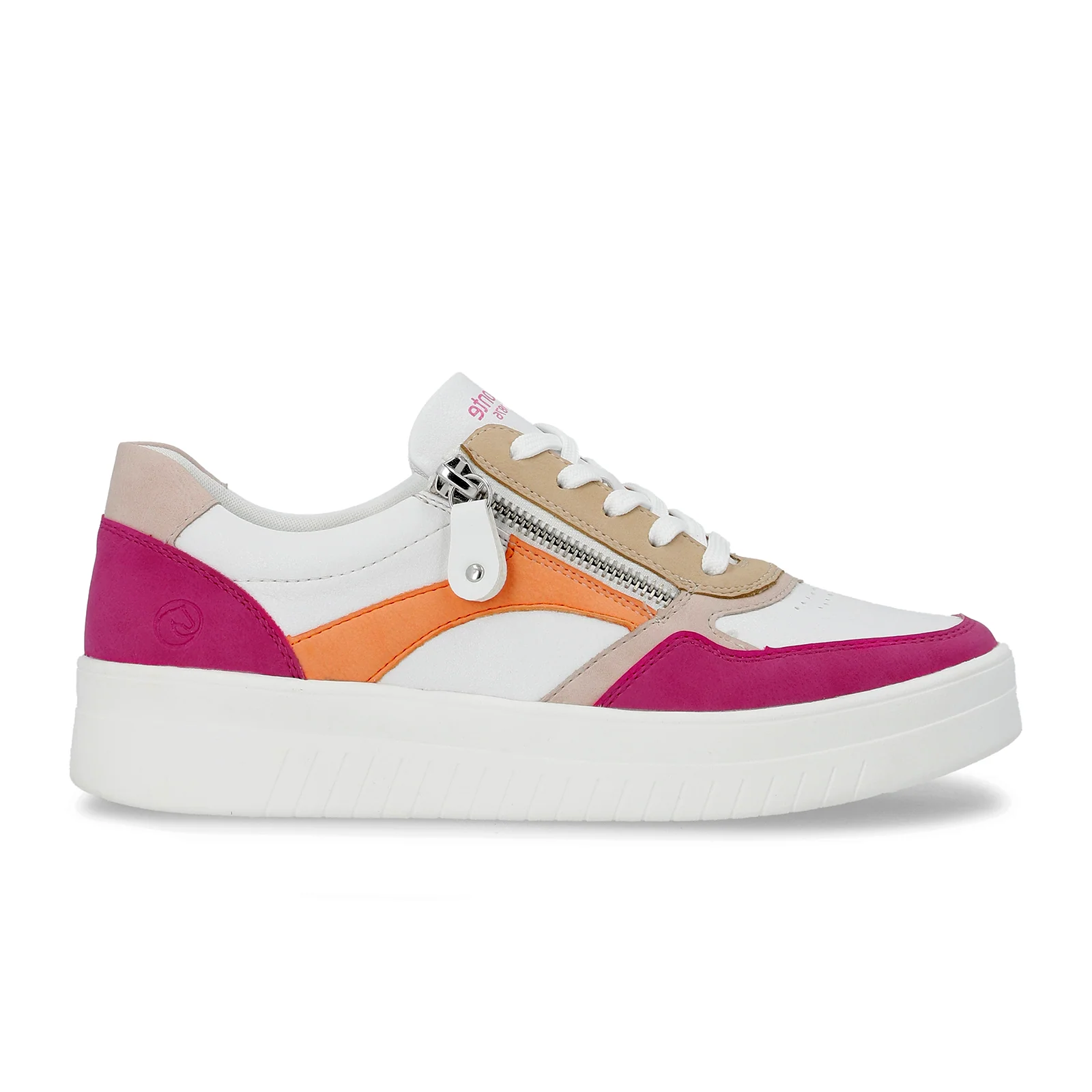 Remonte Kendra 01 Sneaker (Women) - Magenta/Weiss/Rose/Tan