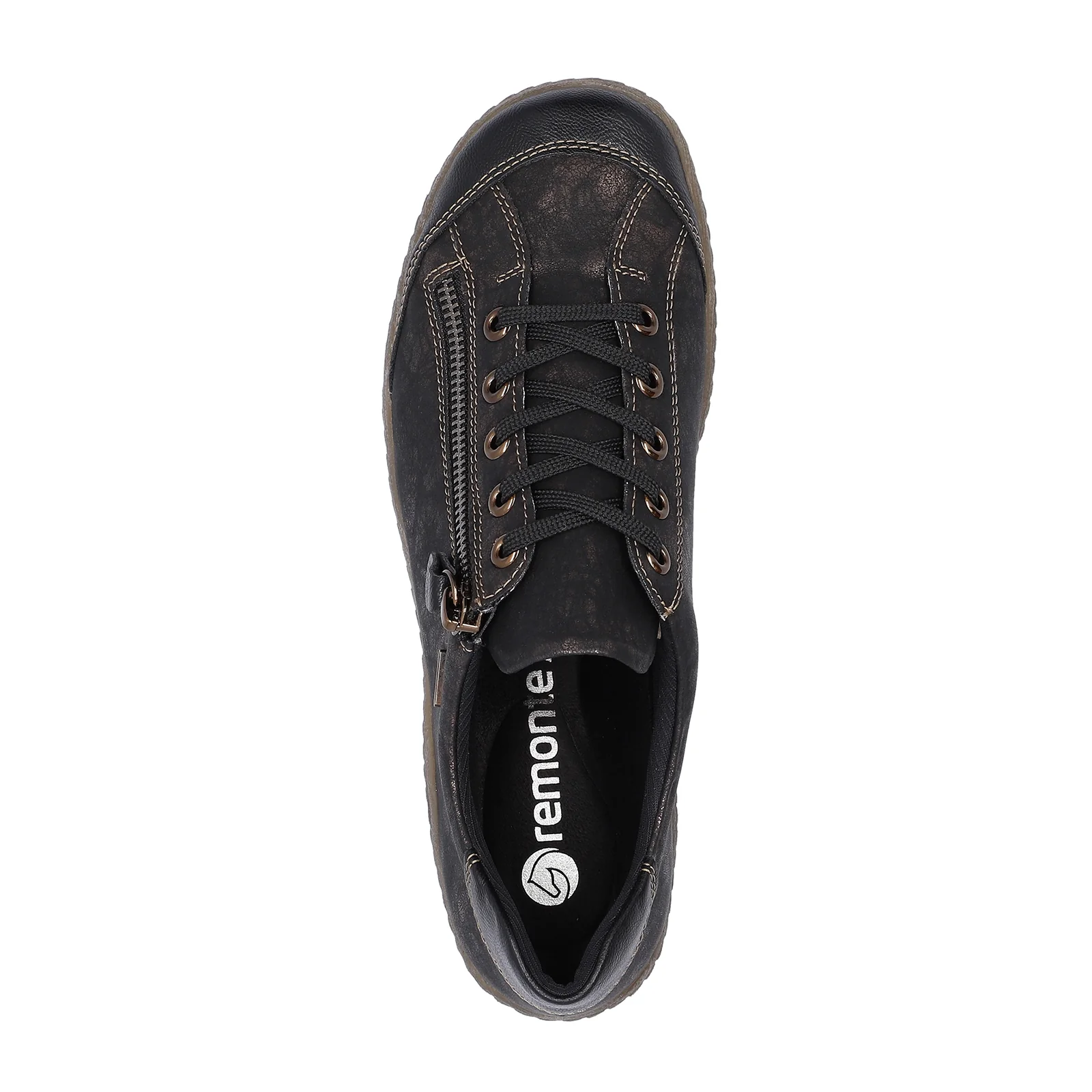 Remonte Liv 02 Sneaker (Women) - Schwarz/Antique - Image 3