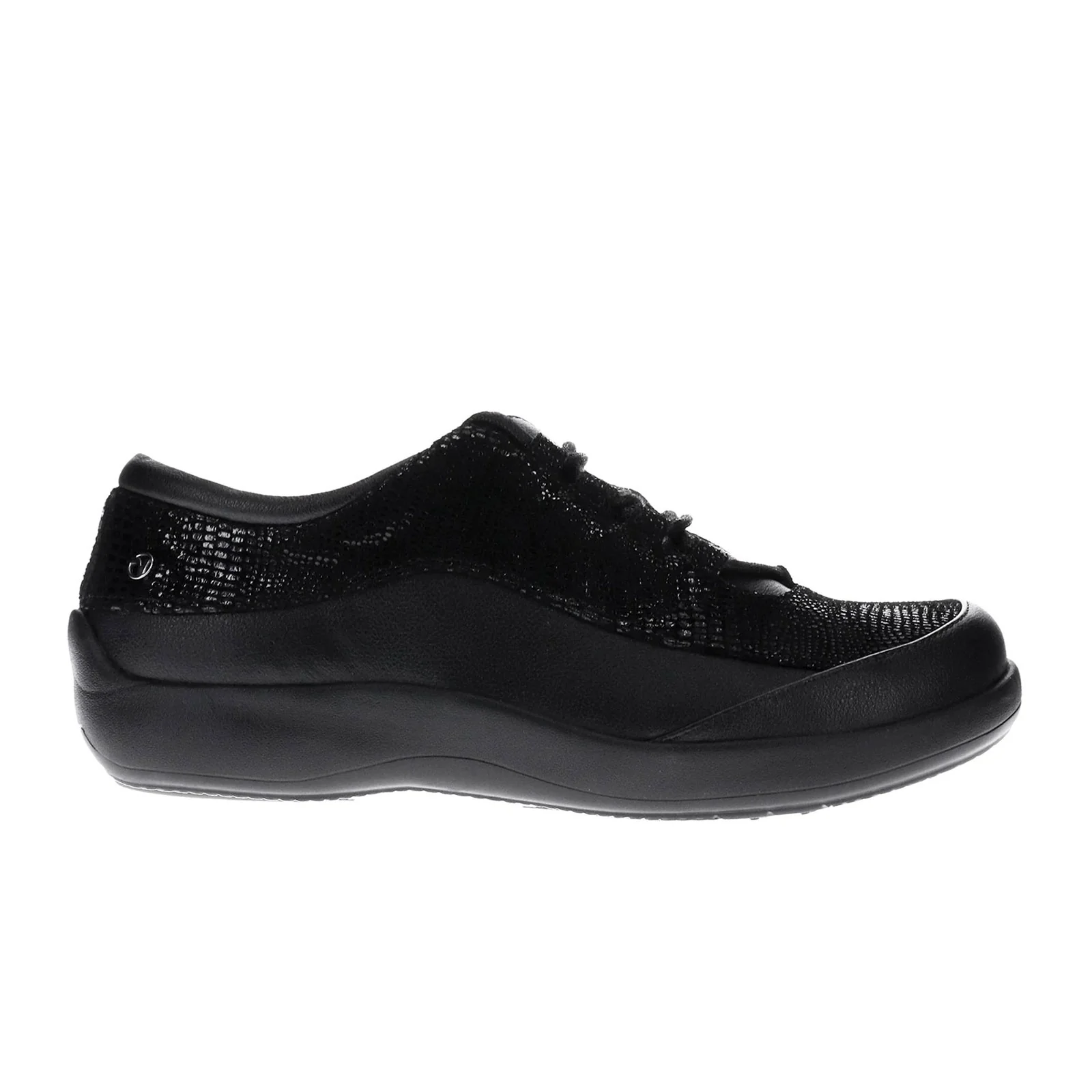 Revere Alberta Lace Up (Women) - Black/Black Lizard