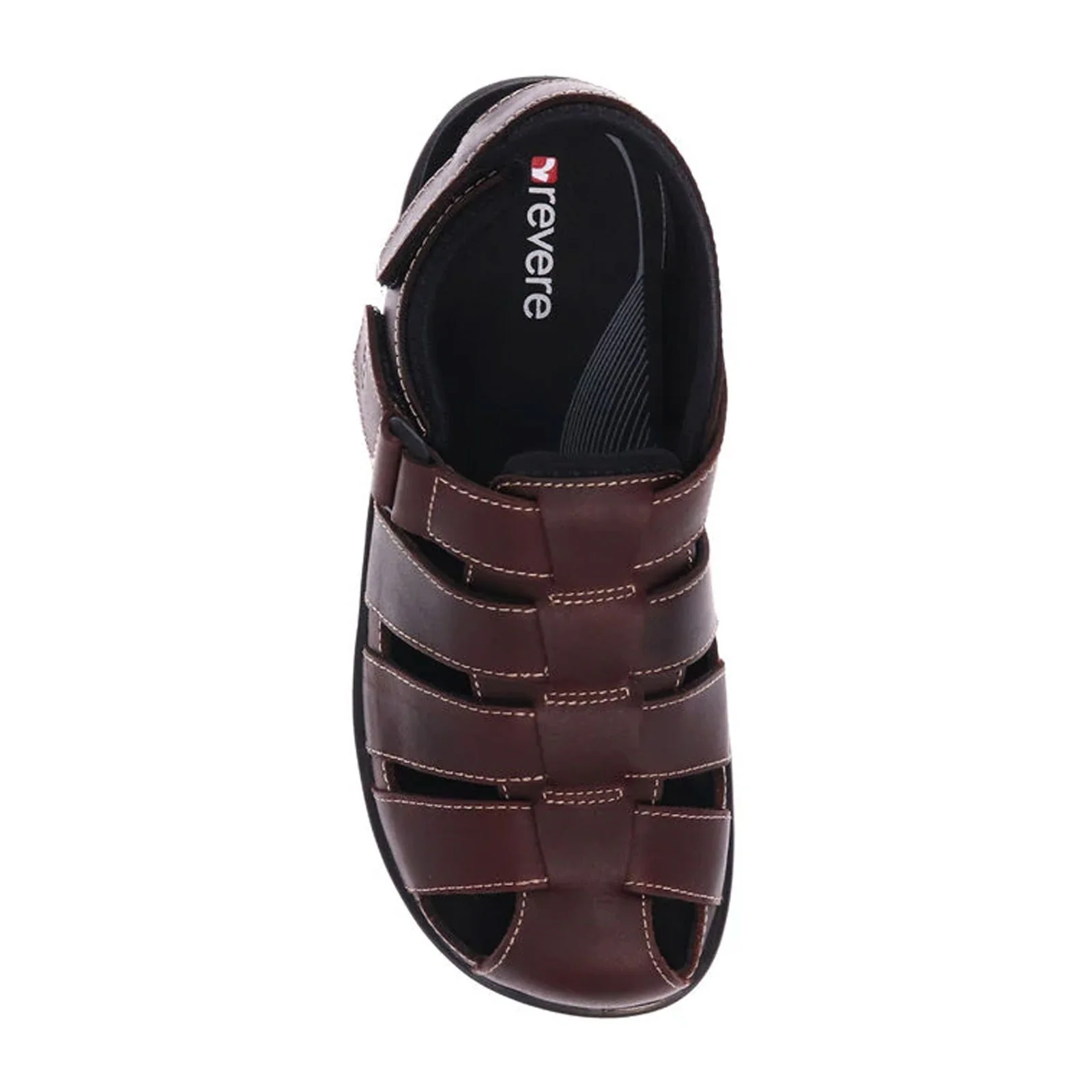 Revere Amsterdam Backstrap Sandal (Men) - Whiskey - Image 3