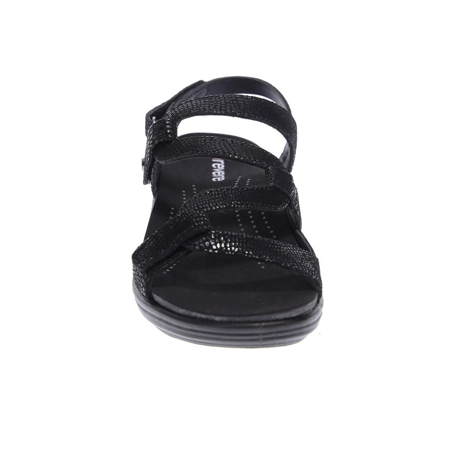 Revere Emerald Backstrap Sandal (Women) - Black Lizard - Image 4