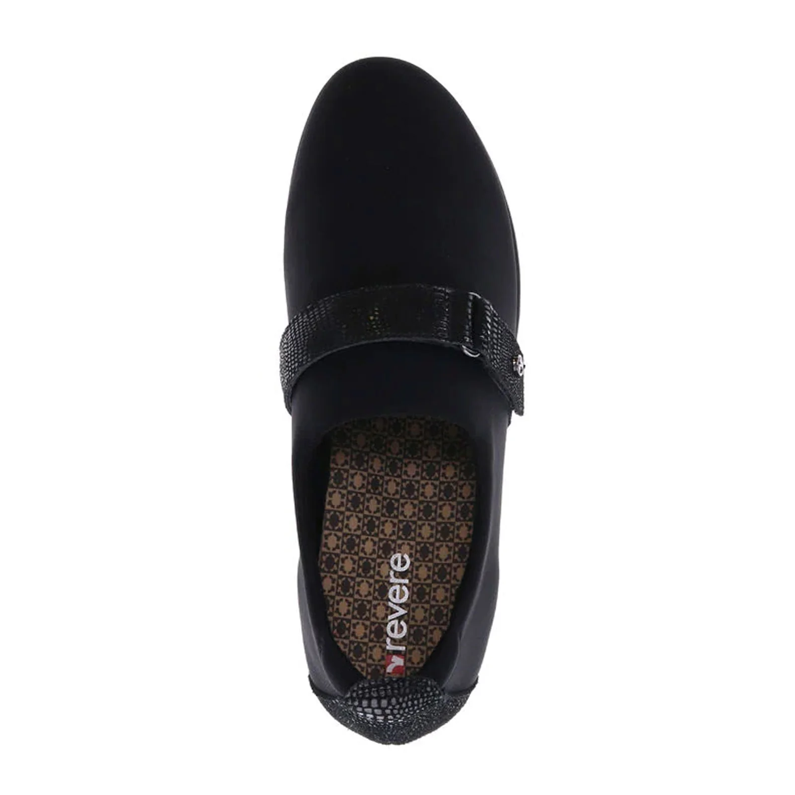 Revere Genoa Stretch Loafer (Women) - Black - Image 3