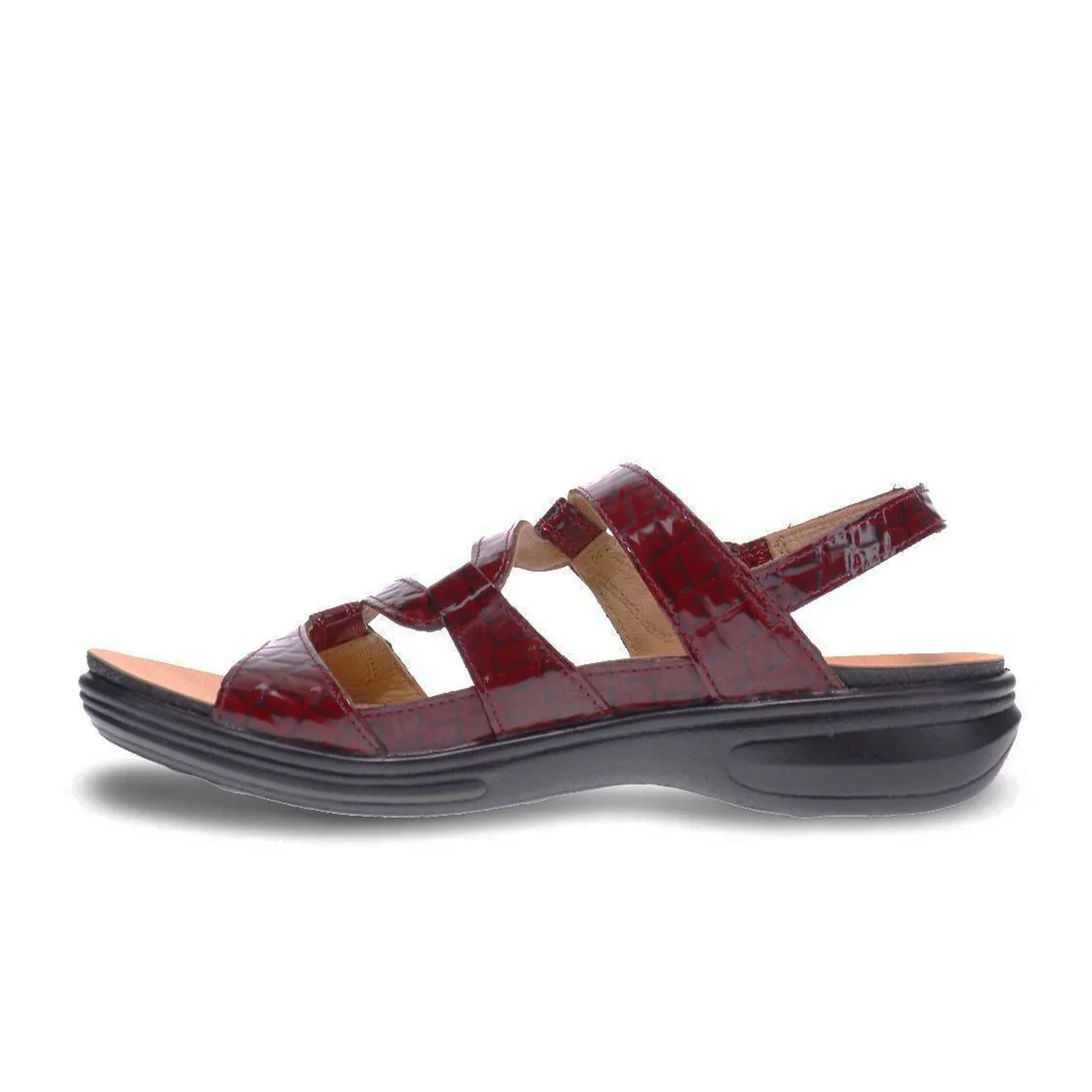 Revere Miami Backstrap Sandal (Women) - Red Croc - Image 2