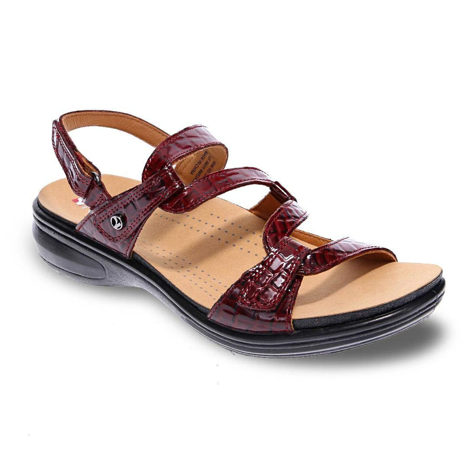 Revere Miami Backstrap Sandal (Women) - Red Croc - Image 3