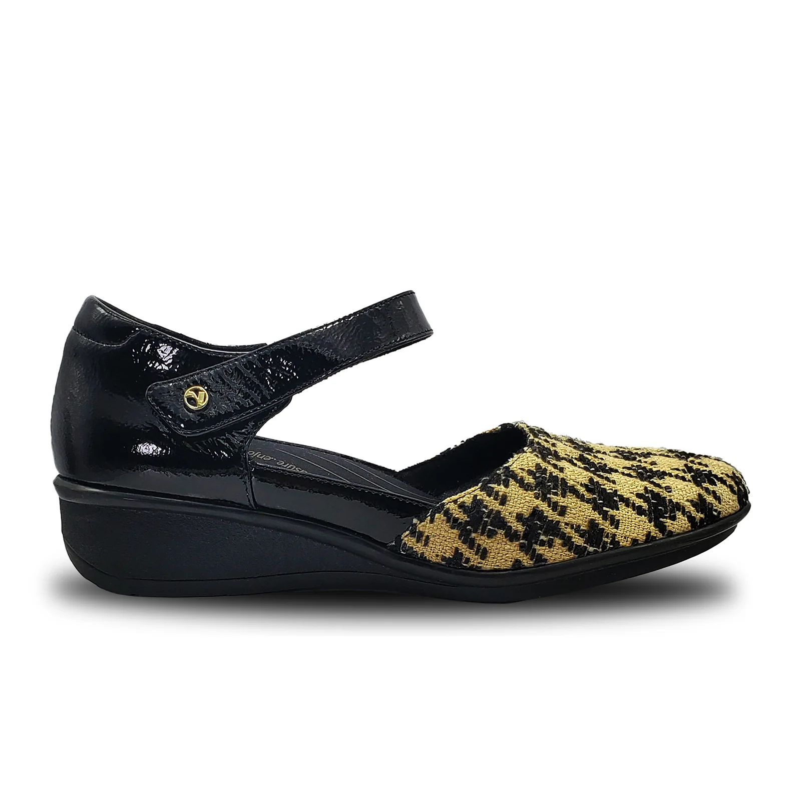 Revere Osaka Wedge Sandal (Women) - Houndstooth