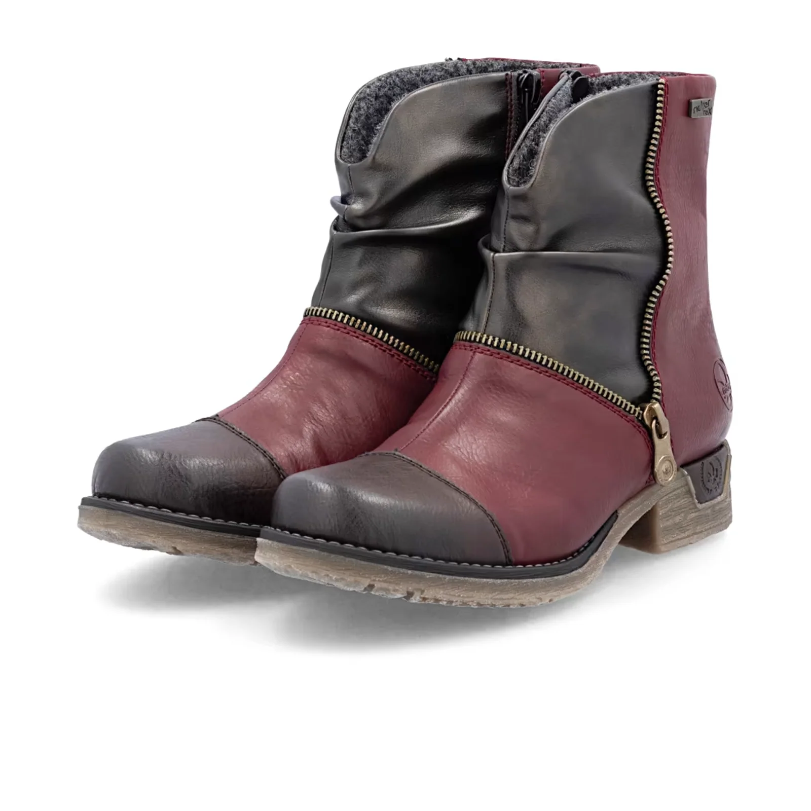 Rieker Fee 54 Boot (Women) - Havanna/Wine - Image 3