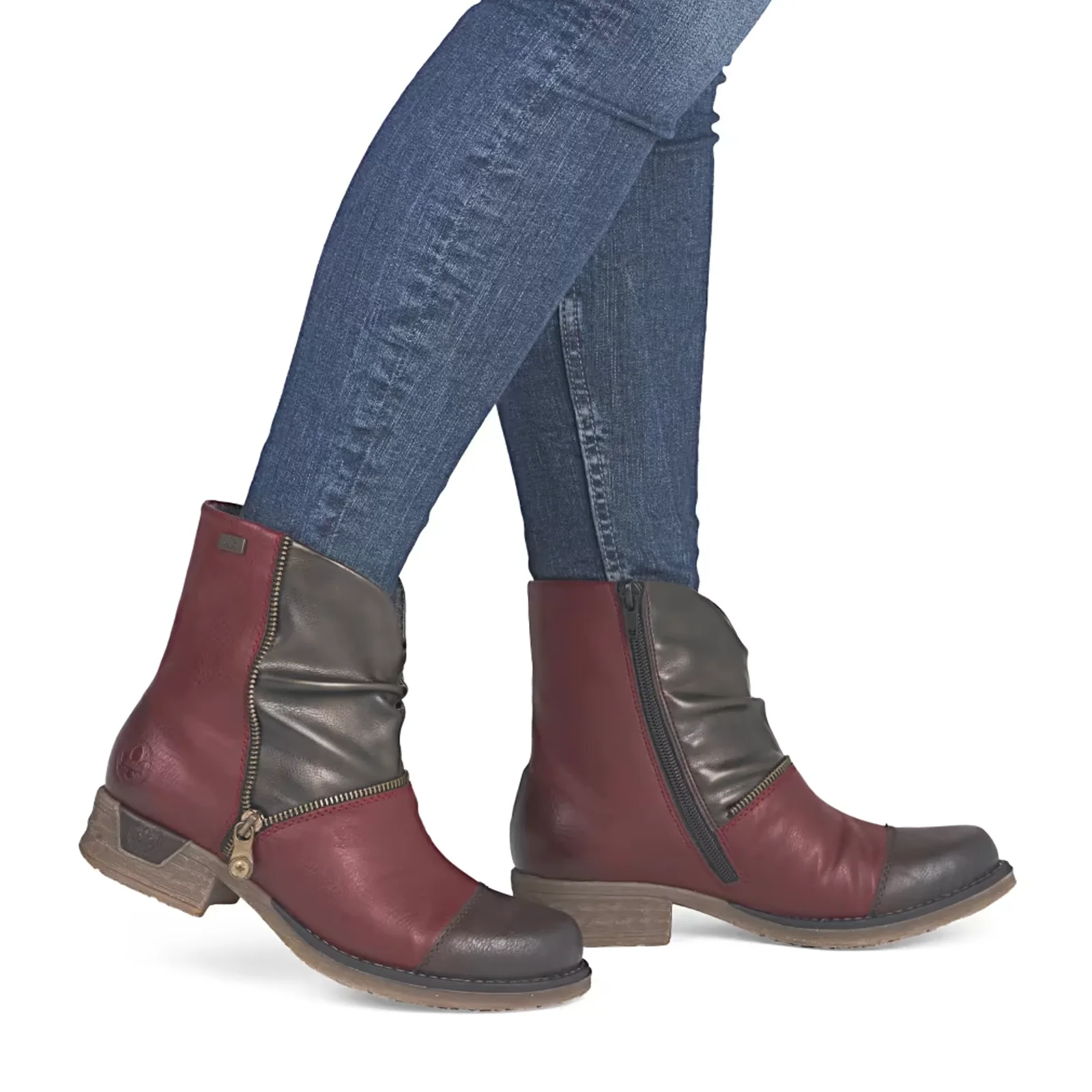 Rieker Fee 54 Boot (Women) - Havanna/Wine - Image 9