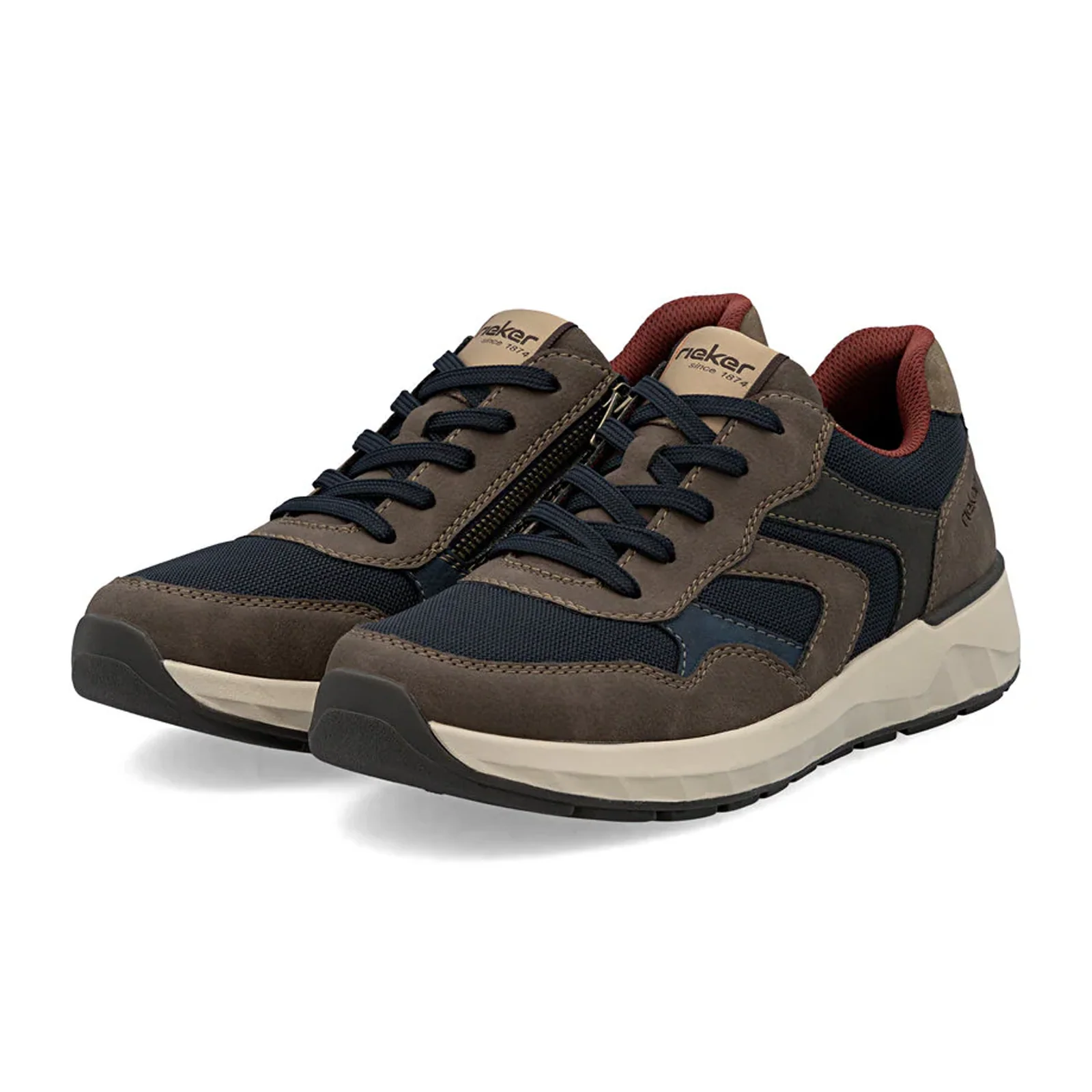 Rieker Bruce 01 Sneaker (Men) - Gaucho/Ozean/Ozean/Stromboli/Pfeffer - Image 2