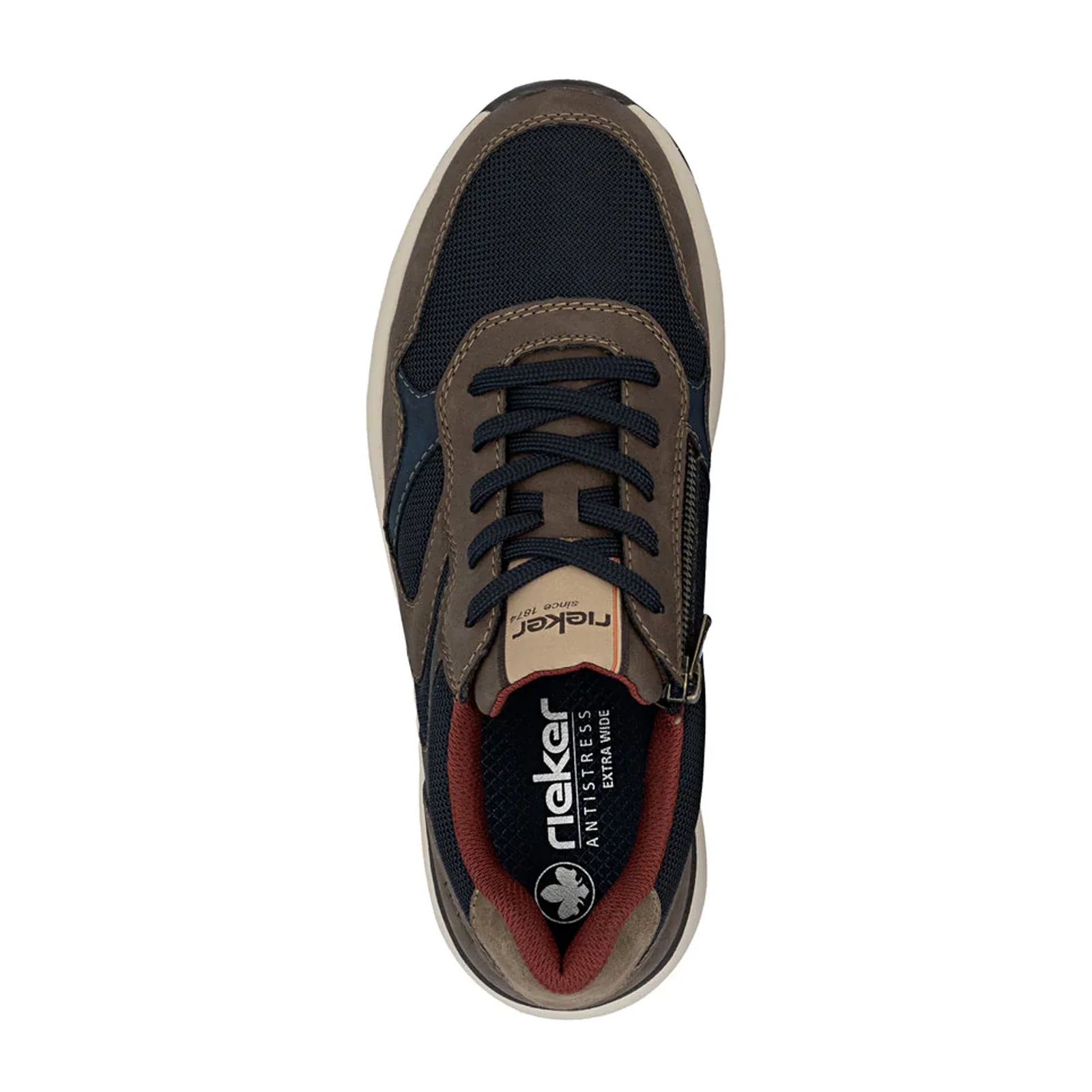 Rieker Bruce 01 Sneaker (Men) - Gaucho/Ozean/Ozean/Stromboli/Pfeffer - Image 7