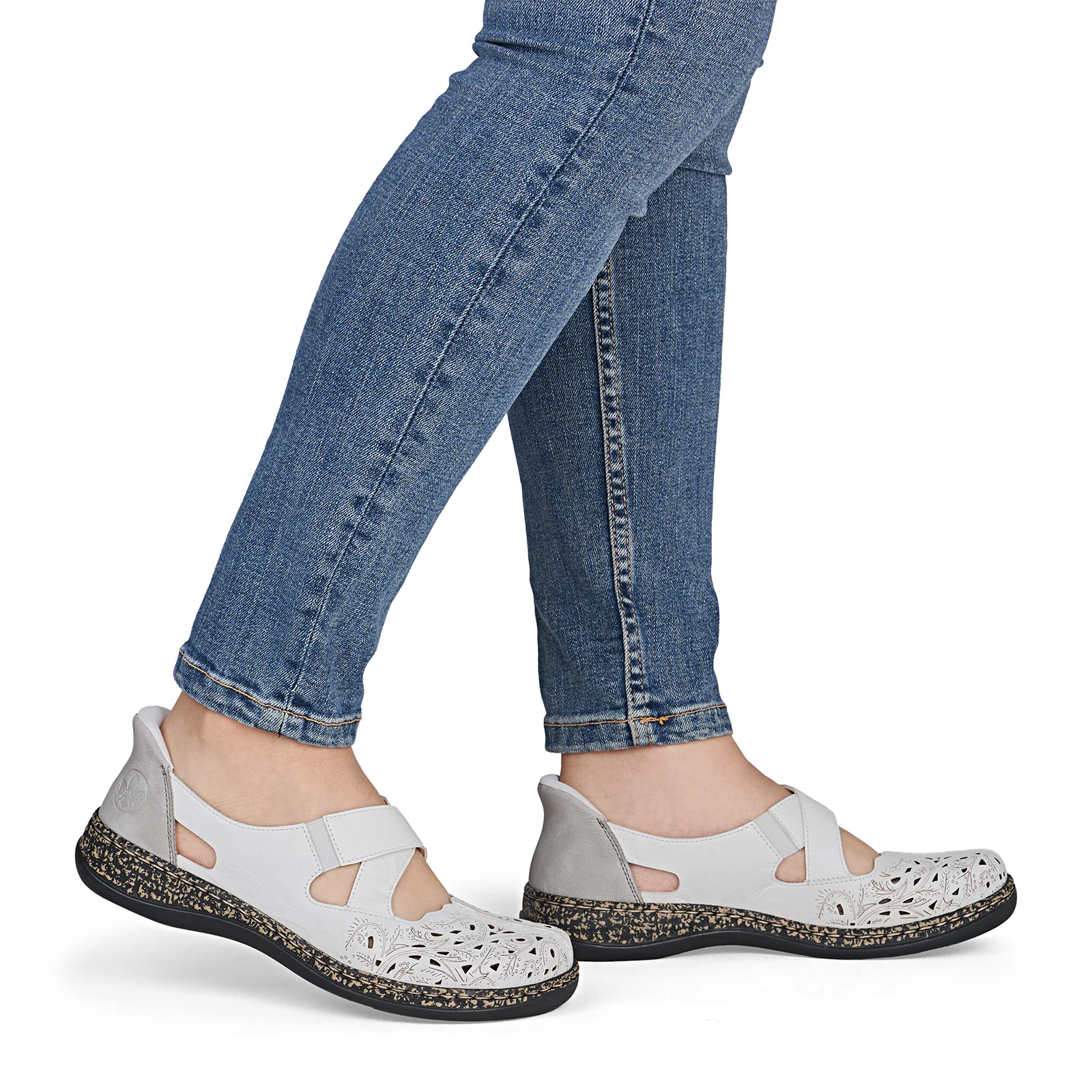 Rieker Daisy 52 Slip On (Women) - White - Image 9
