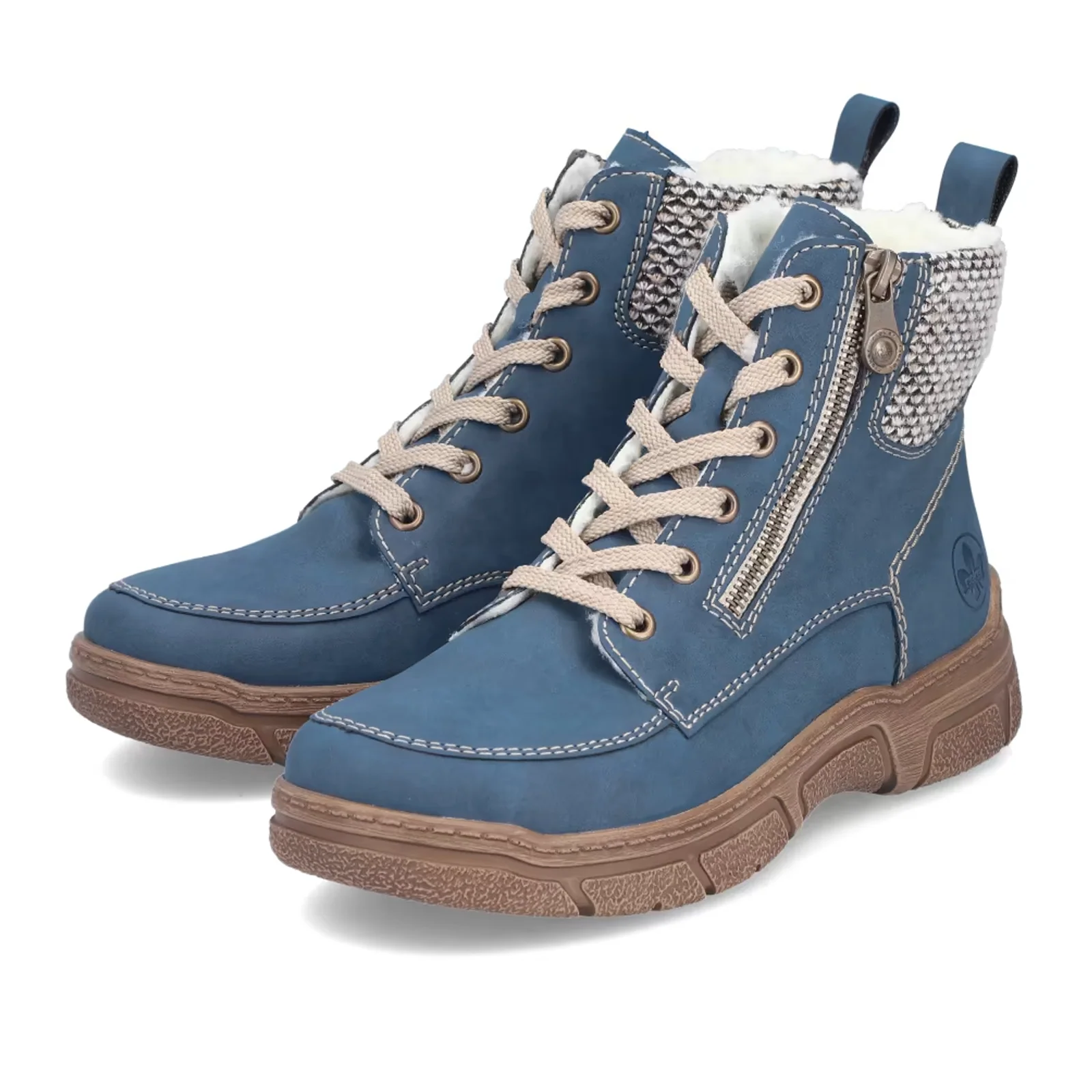 Rieker Debi 20 Boot (Women) - Jeans/Schwarz-Kiesel - Image 4