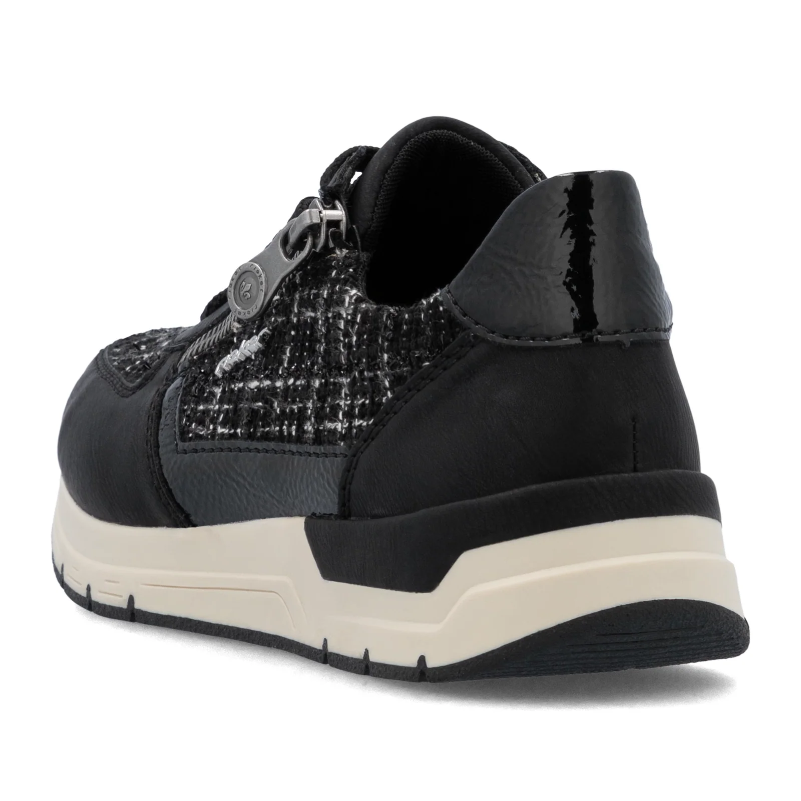 Rieker Destiny 02 Sneaker (Women) - Schwarz/Schwarz Weiss - Image 4