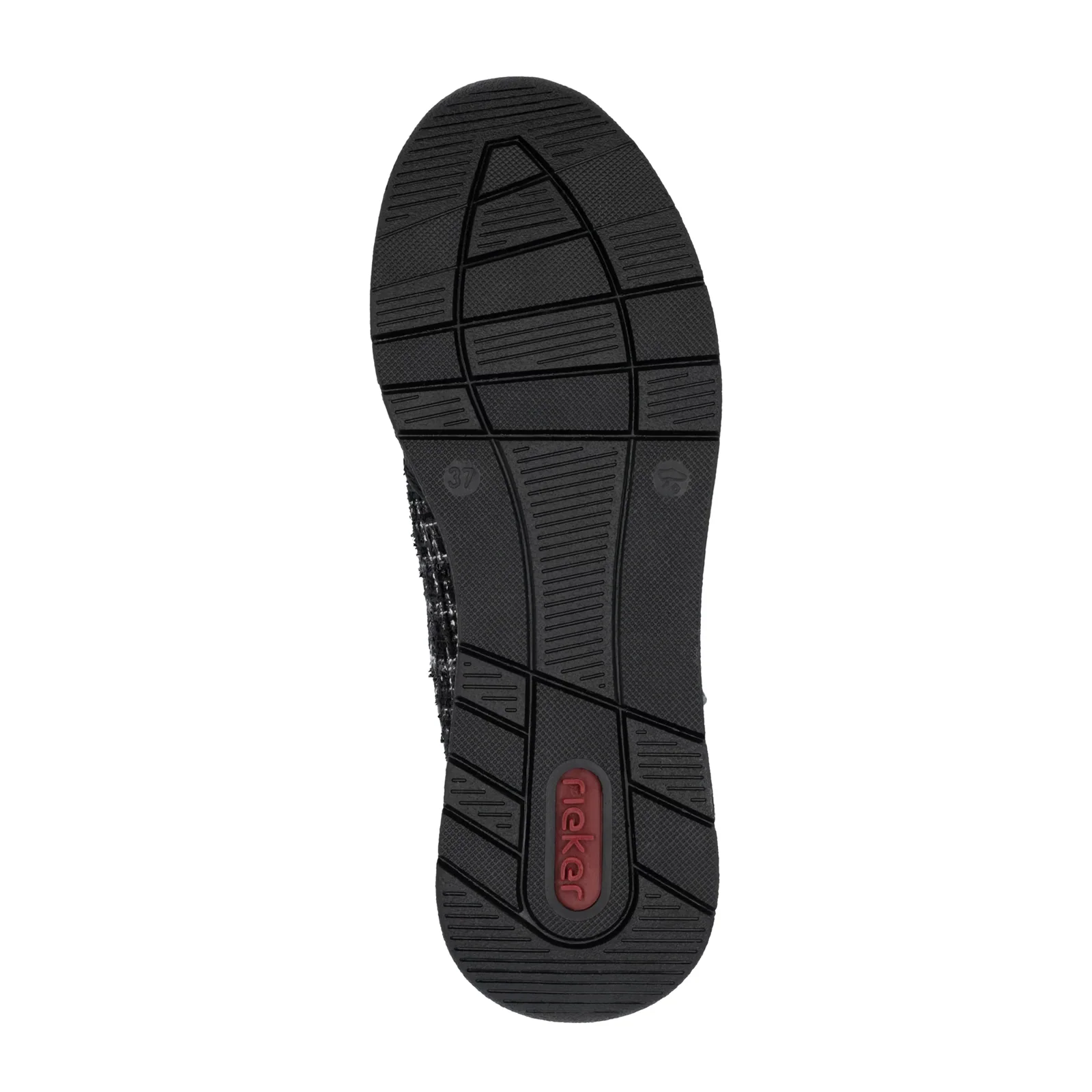 Rieker Destiny 02 Sneaker (Women) - Schwarz/Schwarz Weiss - Image 6
