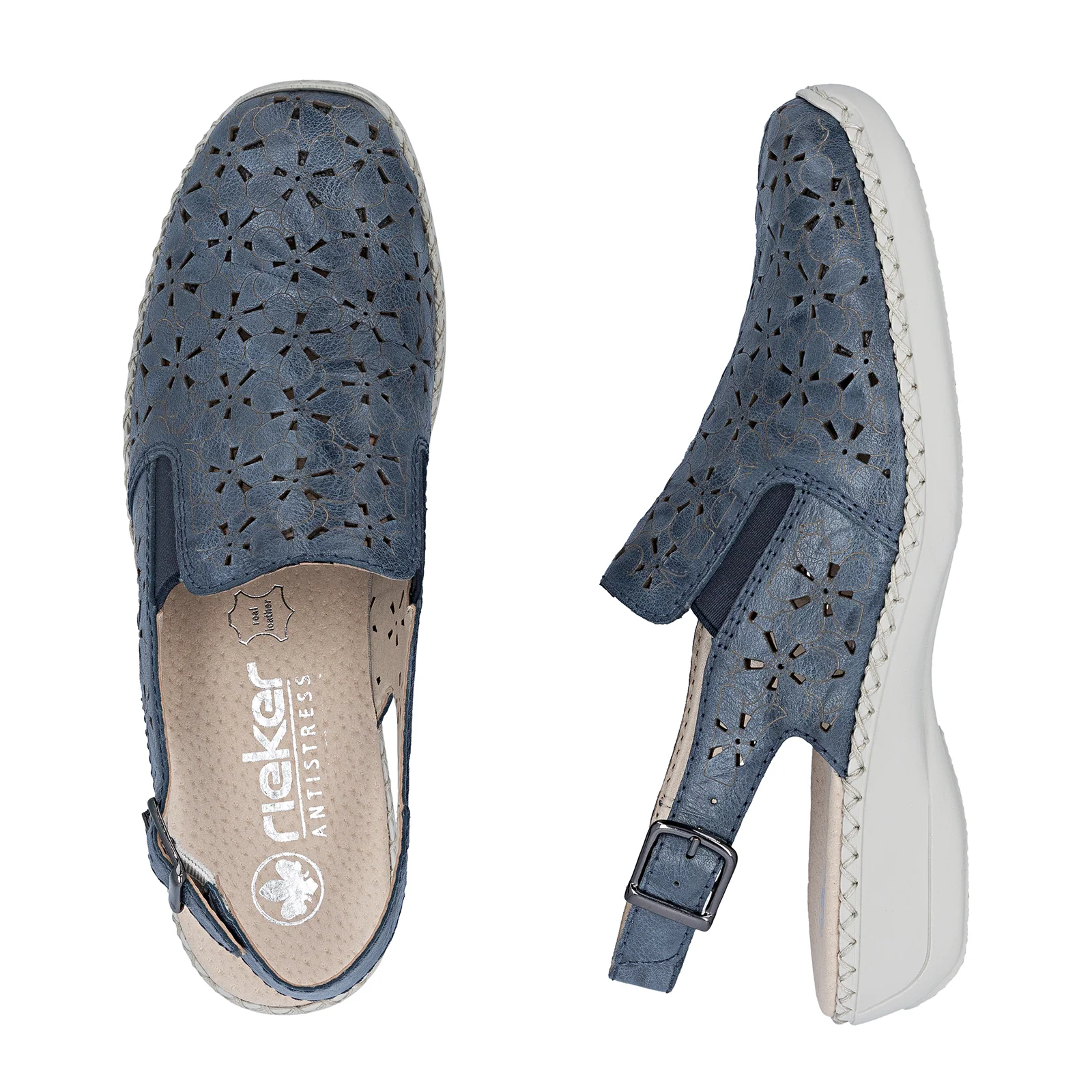 Rieker Doris 71 Clog (Women) - Blue - Image 7