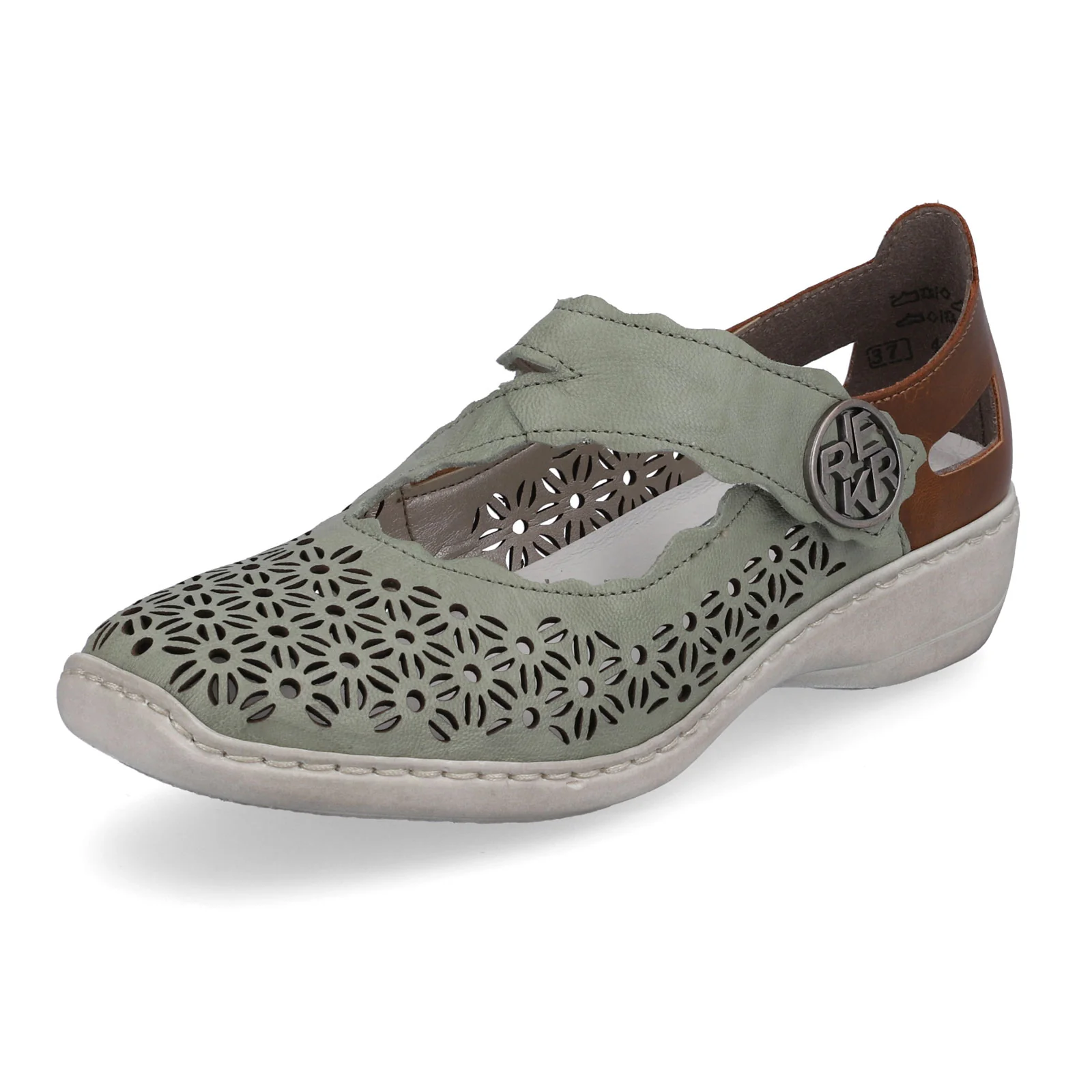 Rieker Doris G4 Mary Jane (Women) - Mint/Mogano - Image 3