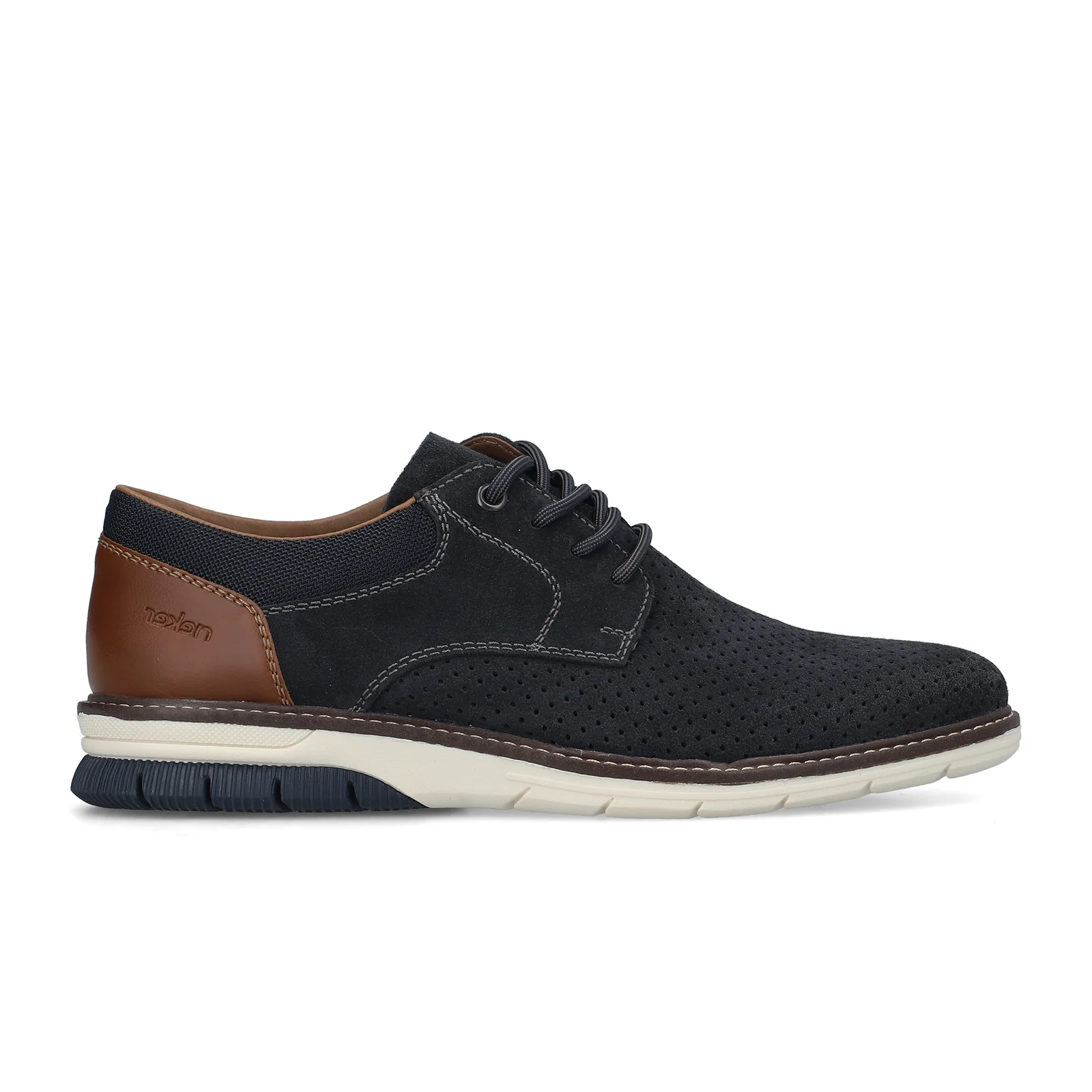 Rieker Dustin 25 Loafer (Men) - Kobalt/Amaretto/Ozean