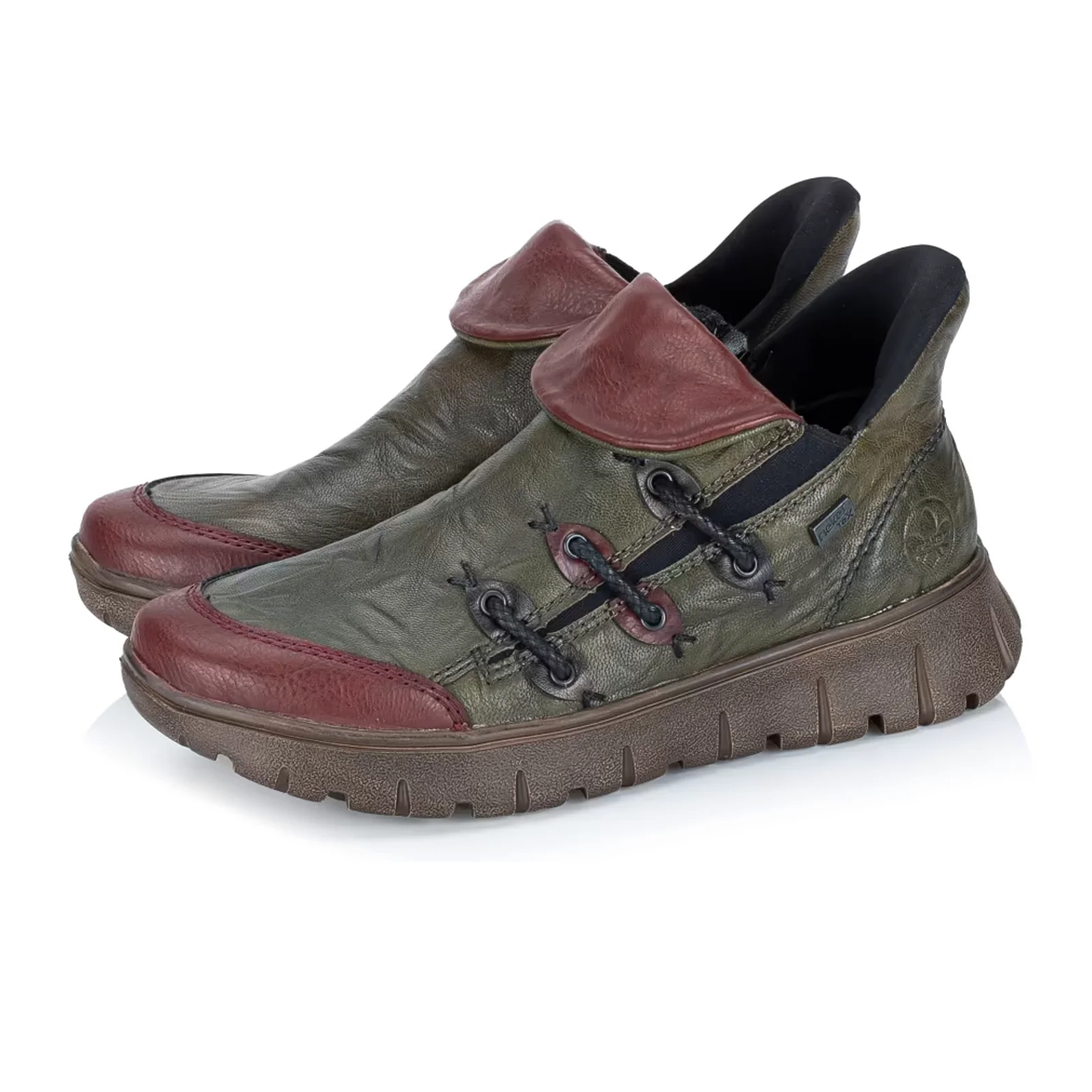 Rieker Heike 53 Ankle Boot (Women) - Wine/Efeu/Antik - Image 4