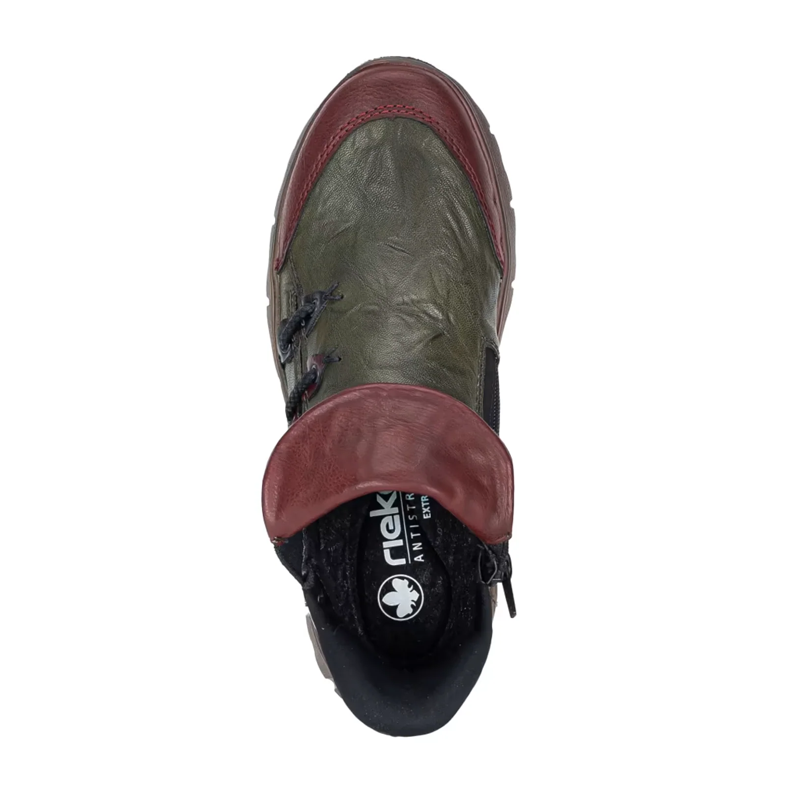 Rieker Heike 53 Ankle Boot (Women) - Wine/Efeu/Antik - Image 6