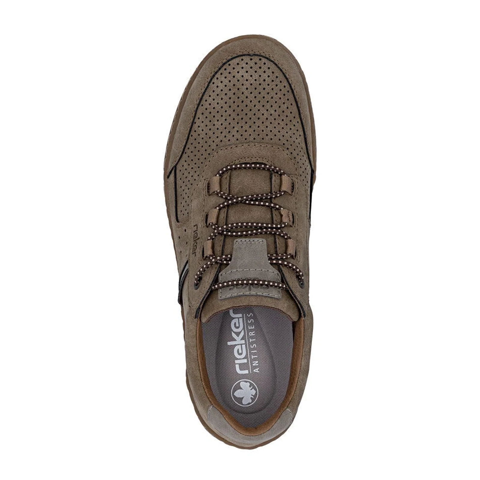 Rieker Linus 51 Sneaker (Men) - Pfeffer/Pietra - Image 6