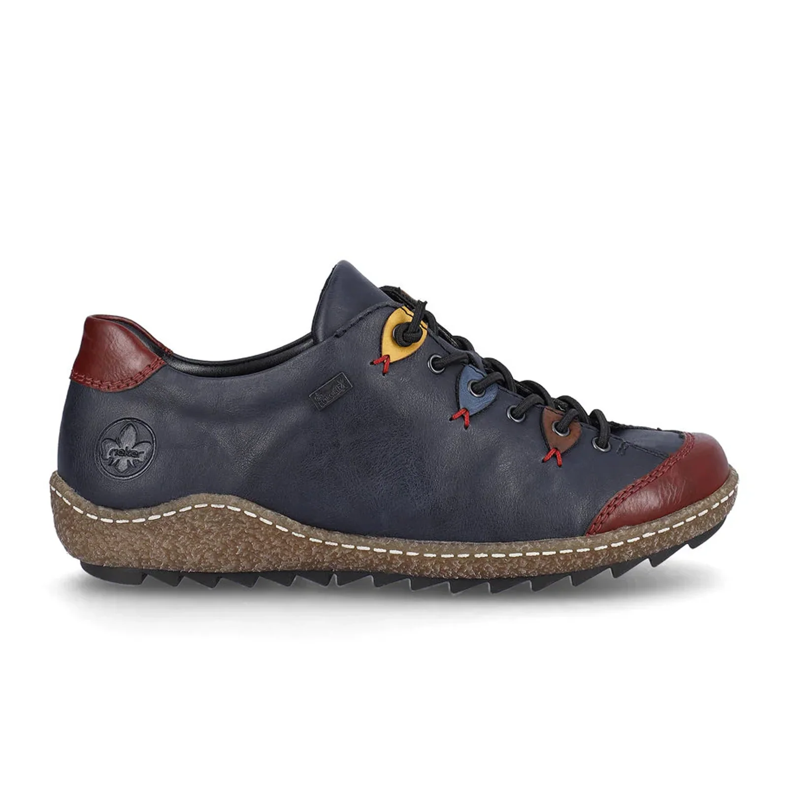 Rieker Liv 61 Sneaker (Women) - Wine/Ozean/Brandy/Royal