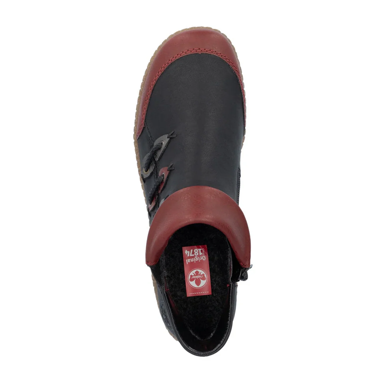 Rieker Liv 82 Boot (Women) - Wine/Schwarz/Smoke - Image 6