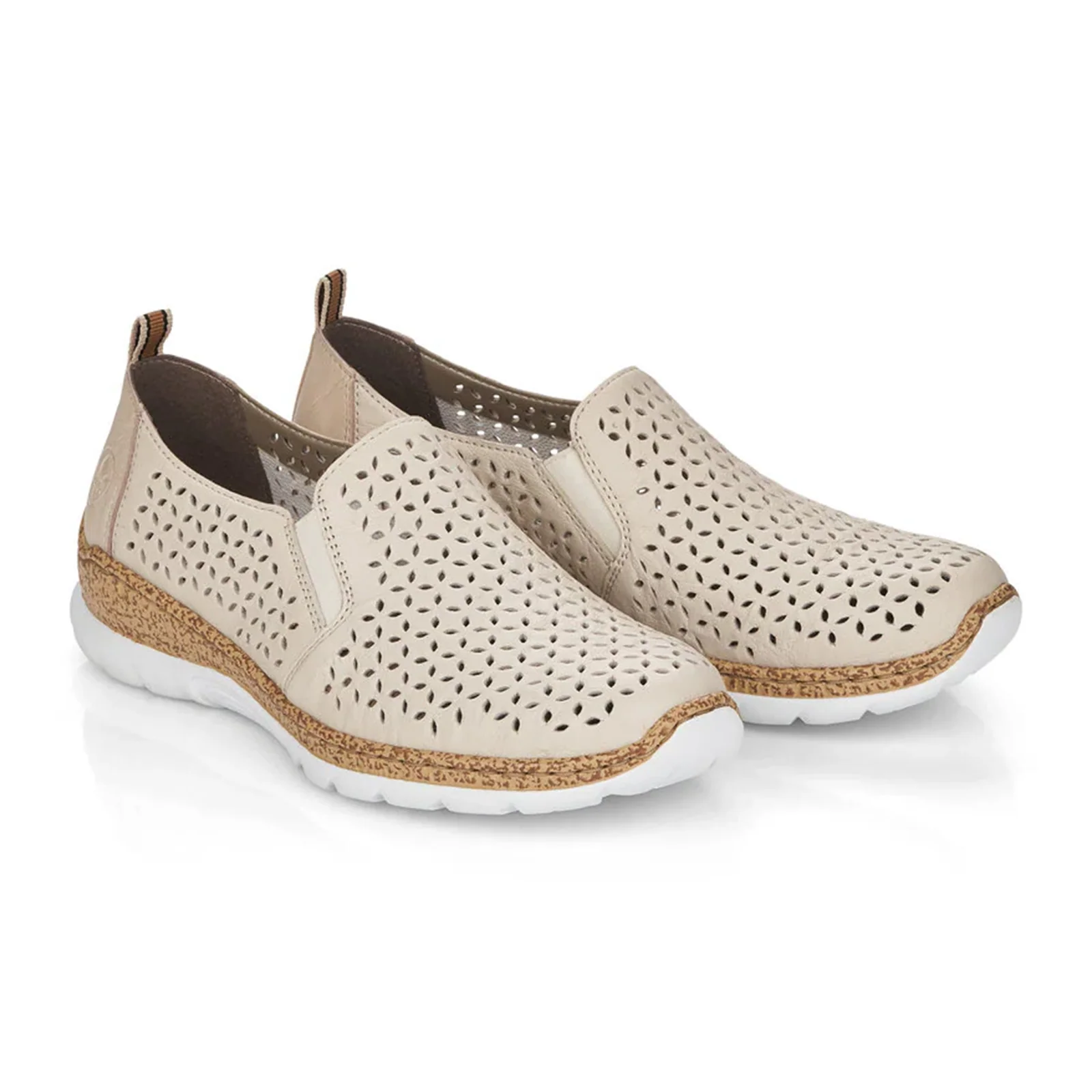 Rieker Nikita 51 Slip On (Women) - Cream - Image 3