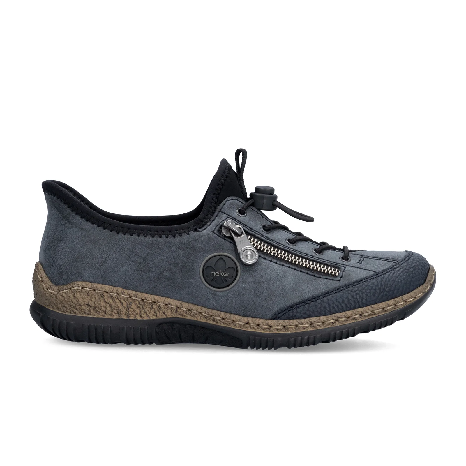 Rieker Nikita 67 Sneaker (Women) - Pazifik/Atlantic/Schwarz