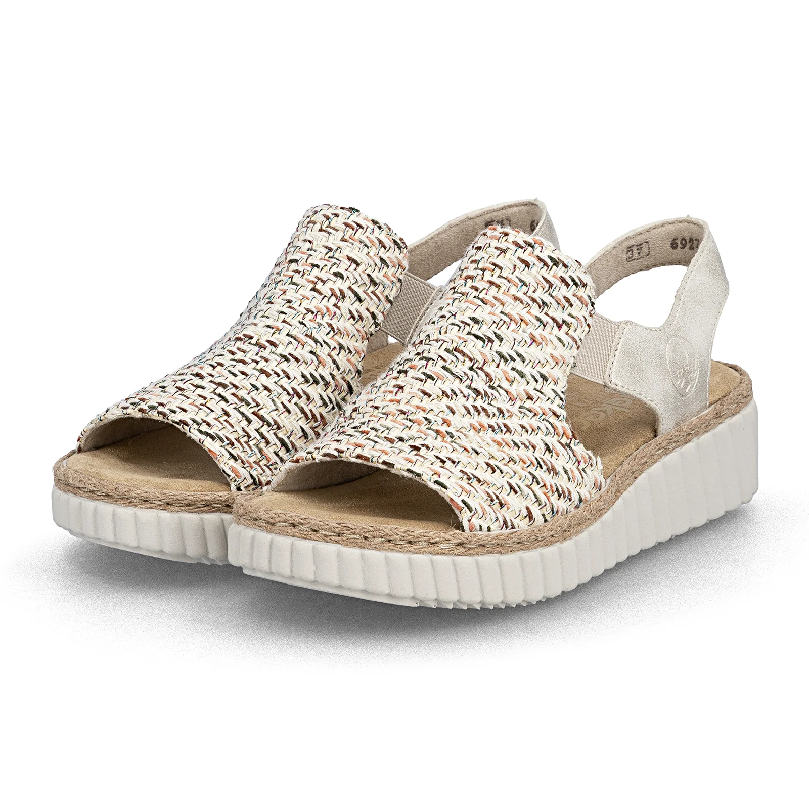 Rieker Rachel 76 Backstrap Sandal (Women) - Tan Multi - Image 3