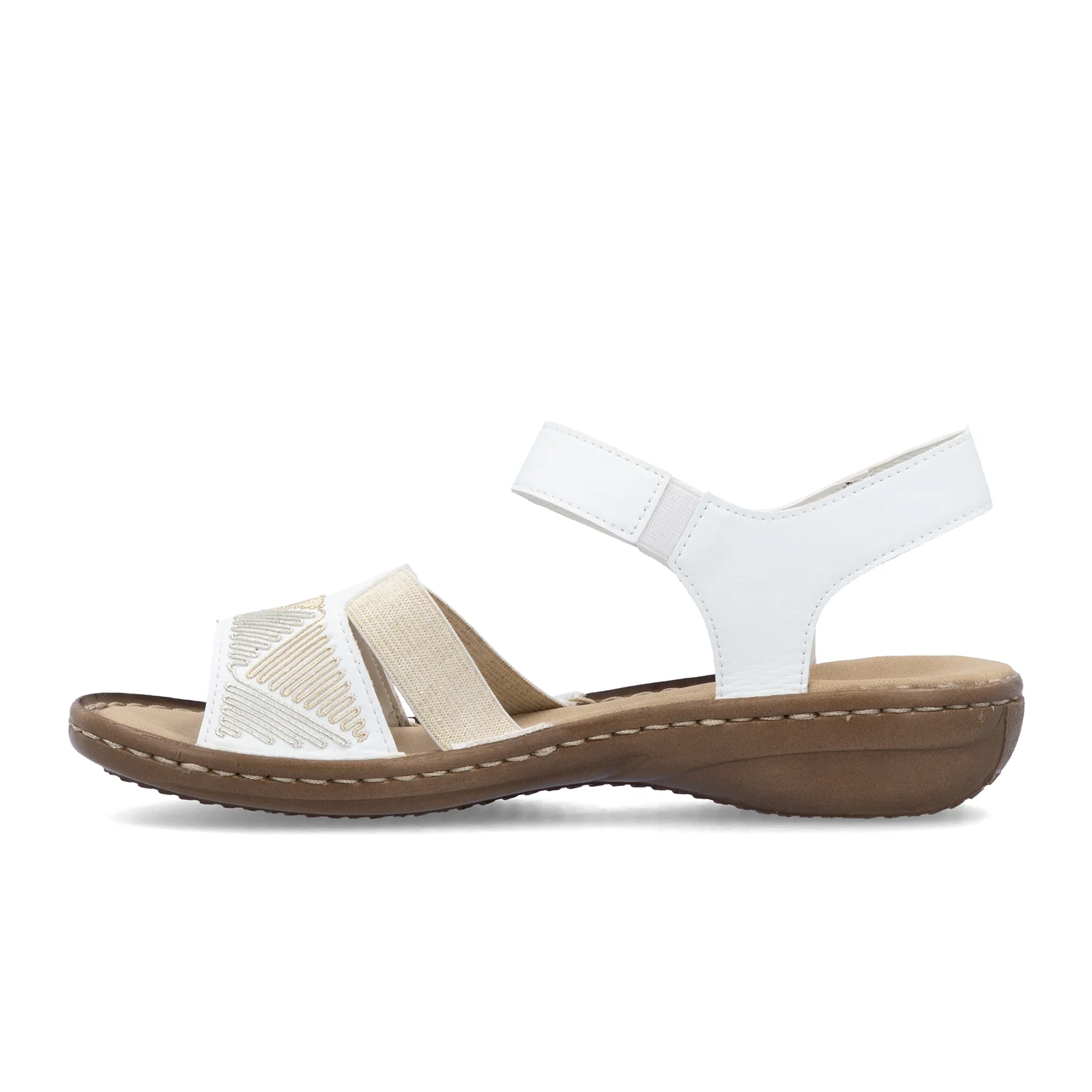 Rieker Regina C4 Backstrap Sandal (Women) - White - Image 2