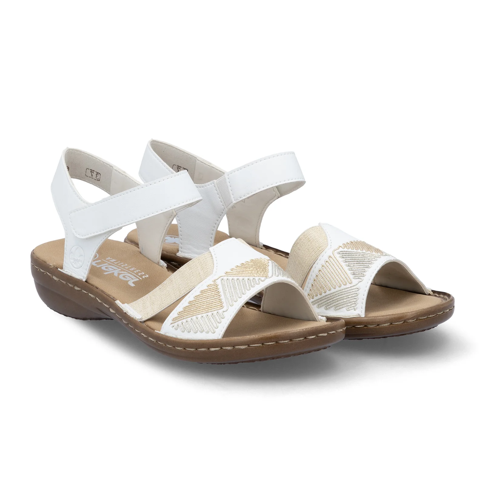 Rieker Regina C4 Backstrap Sandal (Women) - White - Image 5