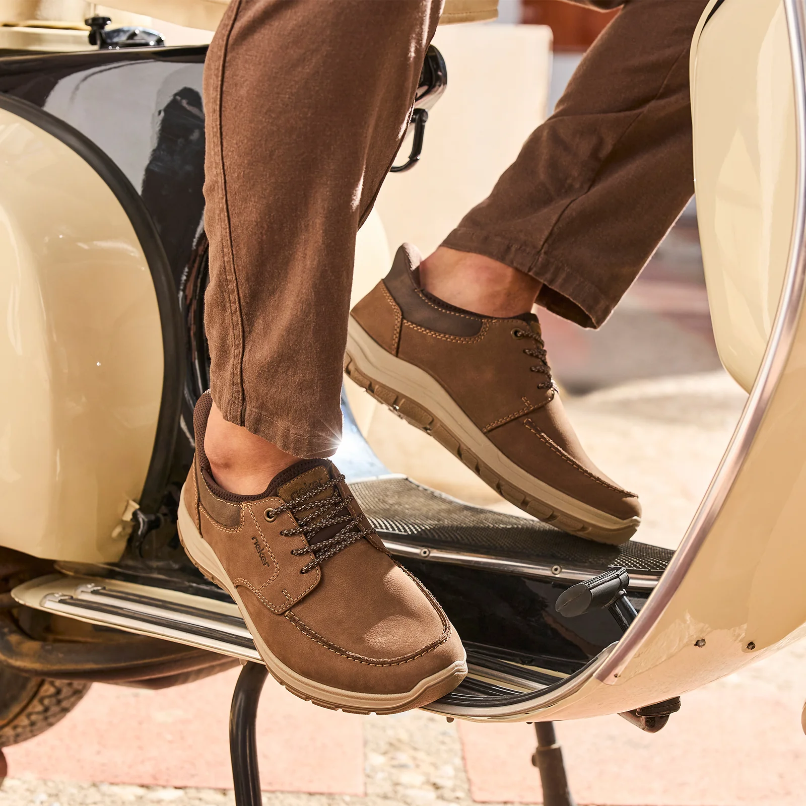 Rieker Todd 56 Lace Up (Men) - Esche/Braun/Bison - Image 11