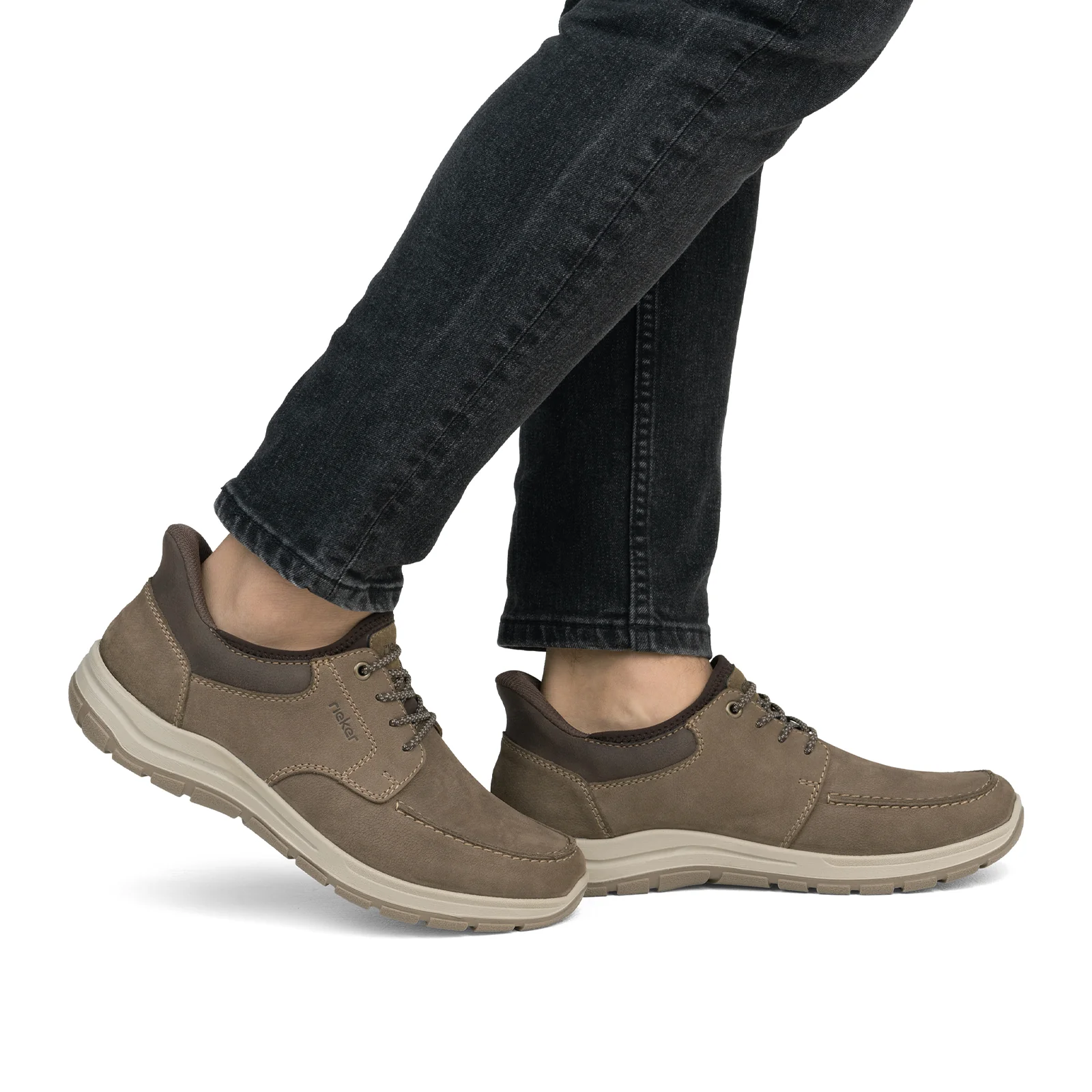 Rieker Todd 56 Lace Up (Men) - Esche/Braun/Bison - Image 9