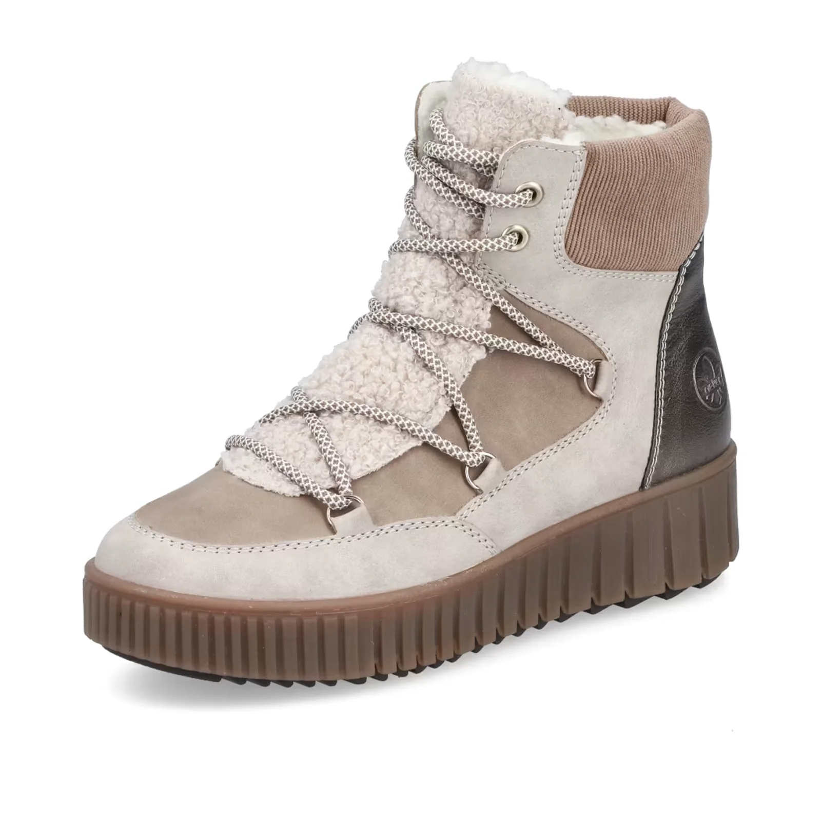 Rieker Trudie 20 Boot (Women) - Champignon/Camel/Beige - Image 3