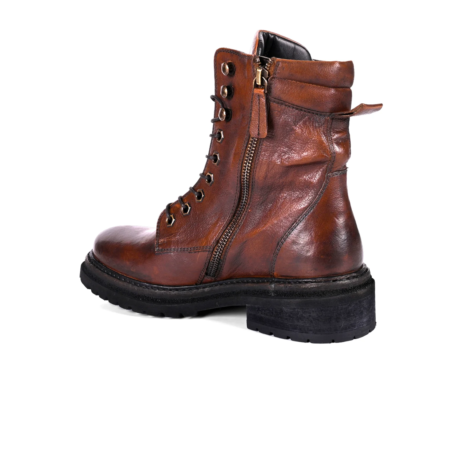 ROAN Awol Lace Up Mid Boot (Women) - Cognac - Image 3