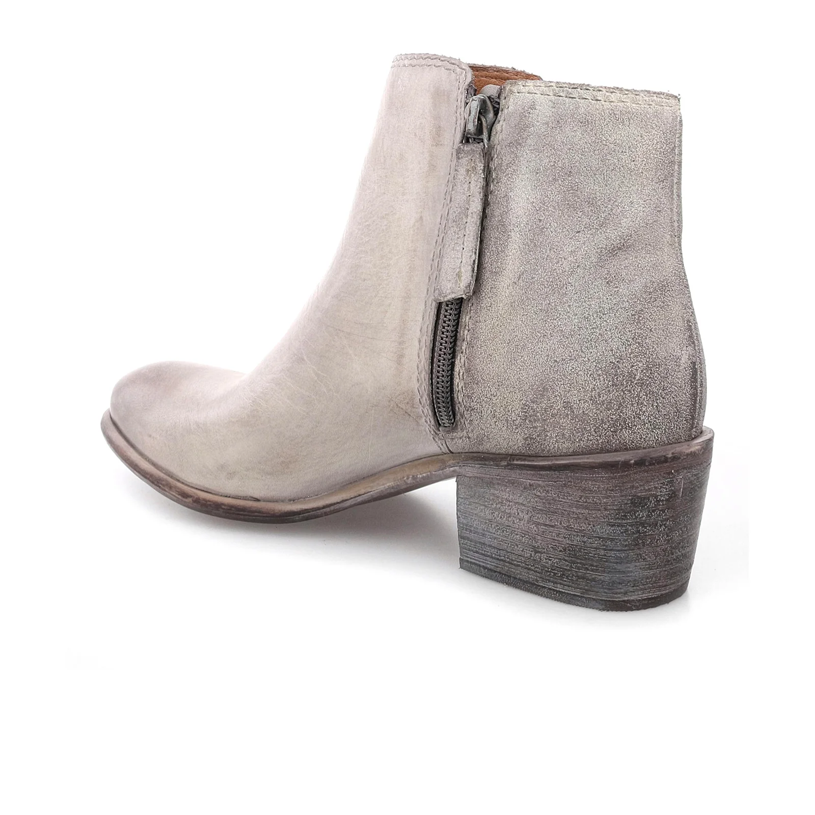 ROAN Liz Heeled Ankle Boot (Women) - Bone Crust Brown Wax - Image 3