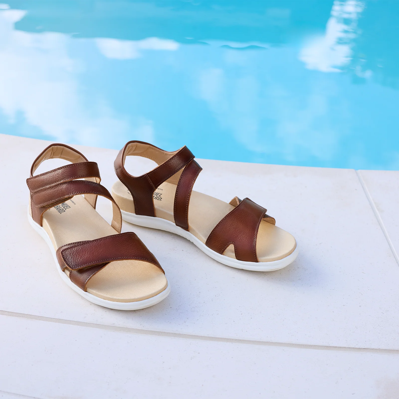 Samuel Hubbard Capri Backstrap Sandal (Women) - Cognac Leather - Image 10